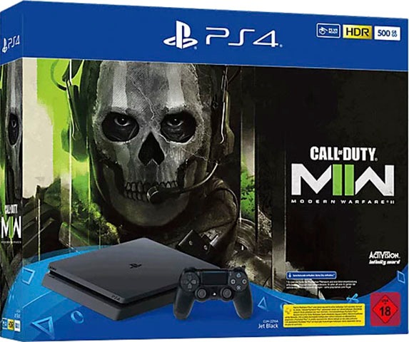 PLAYSTATION 4 Konsolen-Set »Call of Duty Modern Warfare II-Bundle« 500 GB schwarz Außerdem erwartet dich ein ganzes Universum mit Spielen für...