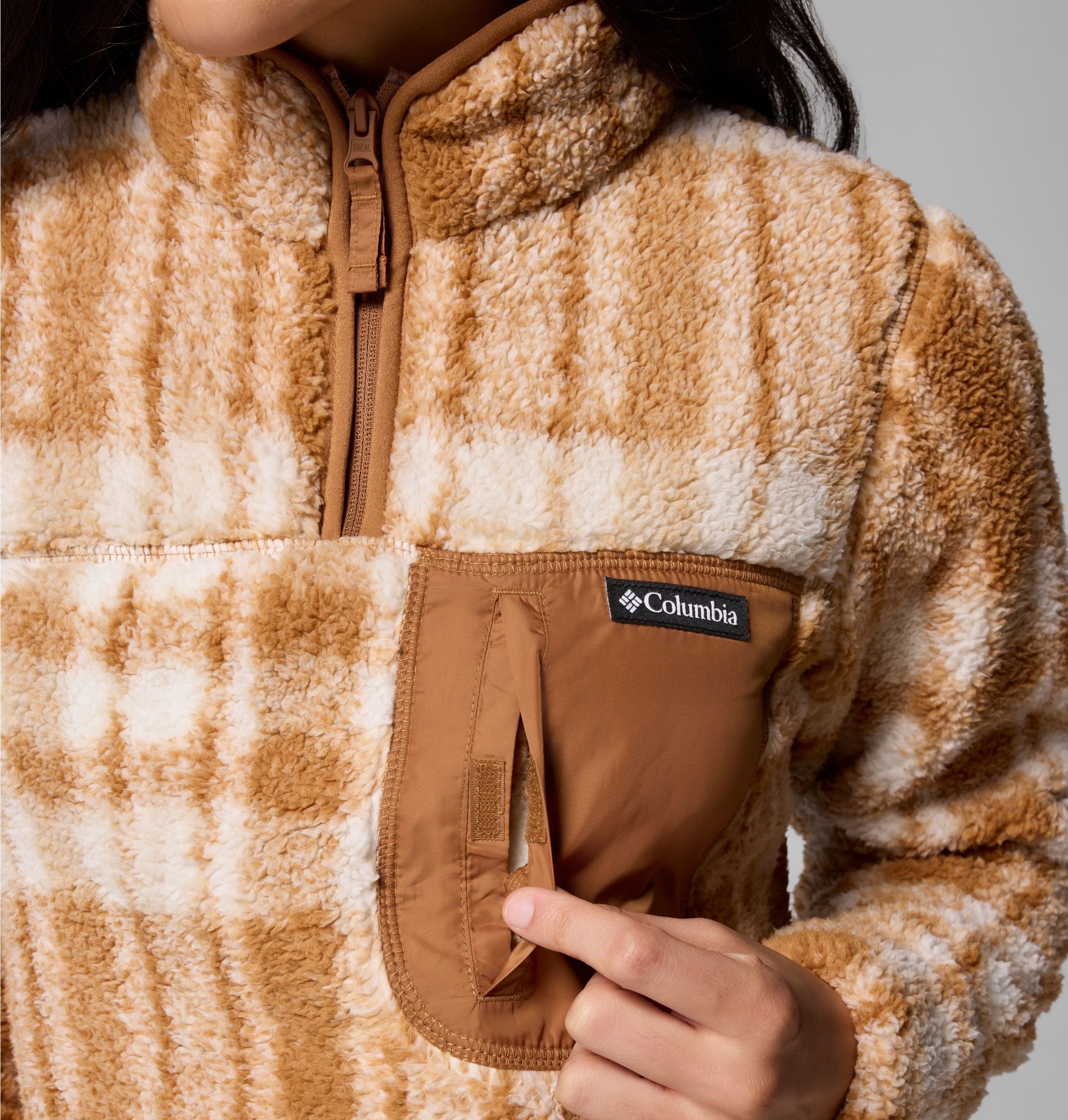 Columbia Fleecepullover , für Wandern und Trekking, für Outdoor-Aktivitäten, weiches Material
