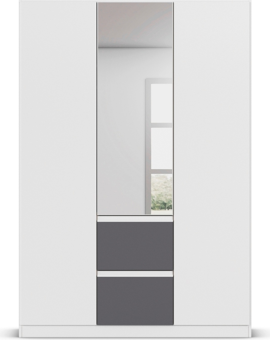 rauch Drehtürenschrank »Kleiderschrank Schrank Garderobe Wäscheschrank BRISTOL in 2 Breiten«, grifflose Front mit Push-to-Open Funktion in 2 Breiten MADE IN GERMANY