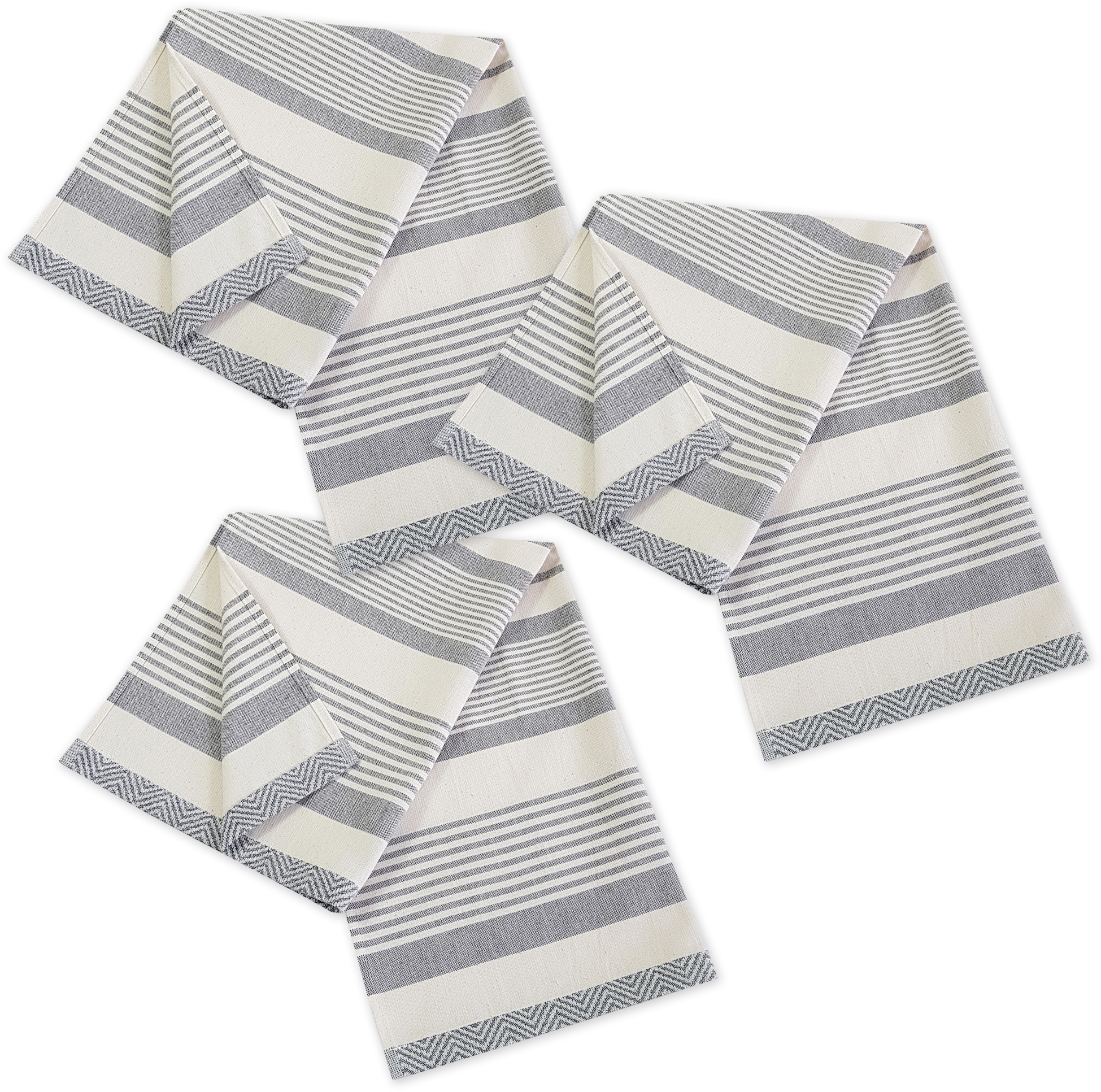 framsohn frottier Geschirrtuch »Modern Living Streifen, aus 100% Baumwolle«, (Set, 3 tlg.), dichte Feinwebung, in Österreich hergestellt, 50x70 cm