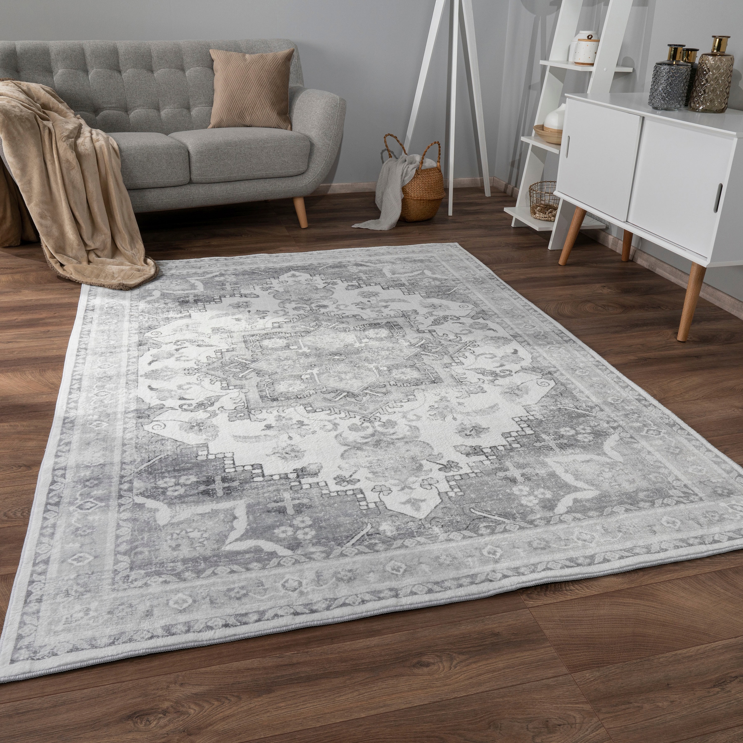 Paco Home Teppich »Cambridge 462«, rechteckig, 12 mm Höhe, Kurzflor, orient günstig online kaufen