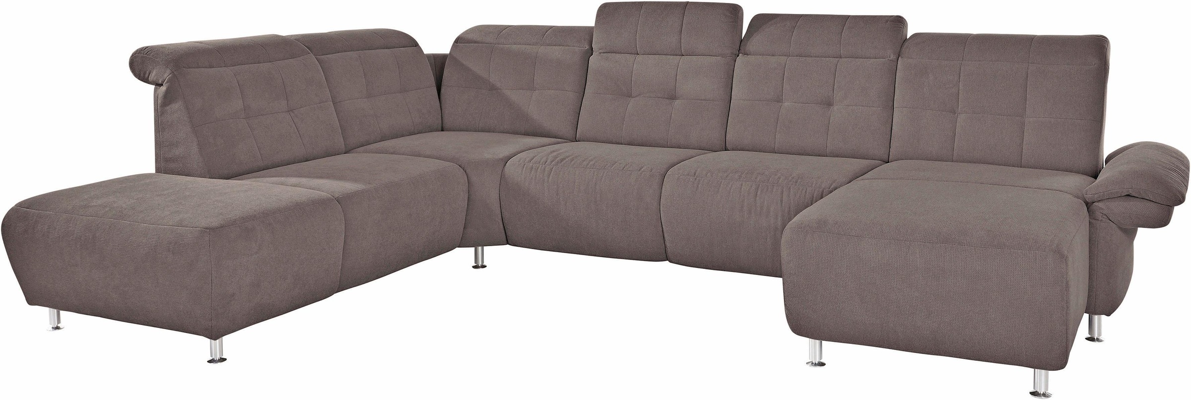 PLACES OF STYLE Wohnlandschaft »Manhattan U-Form« 2 Sitze mit elektrischer günstig online kaufen