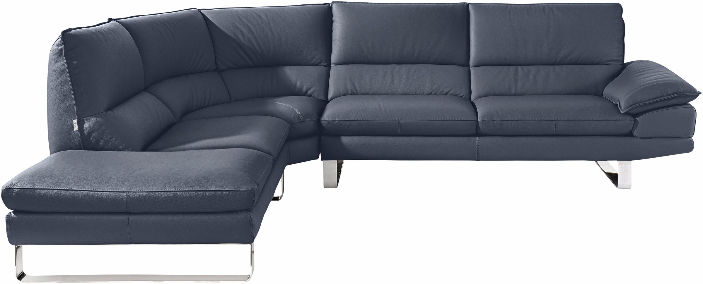 CALIA ITALIA Ecksofa »Dave, italienisches Designsofa mit erstklassigem Sitzkomfort, L-Form«, mit tollen Lederbezügen