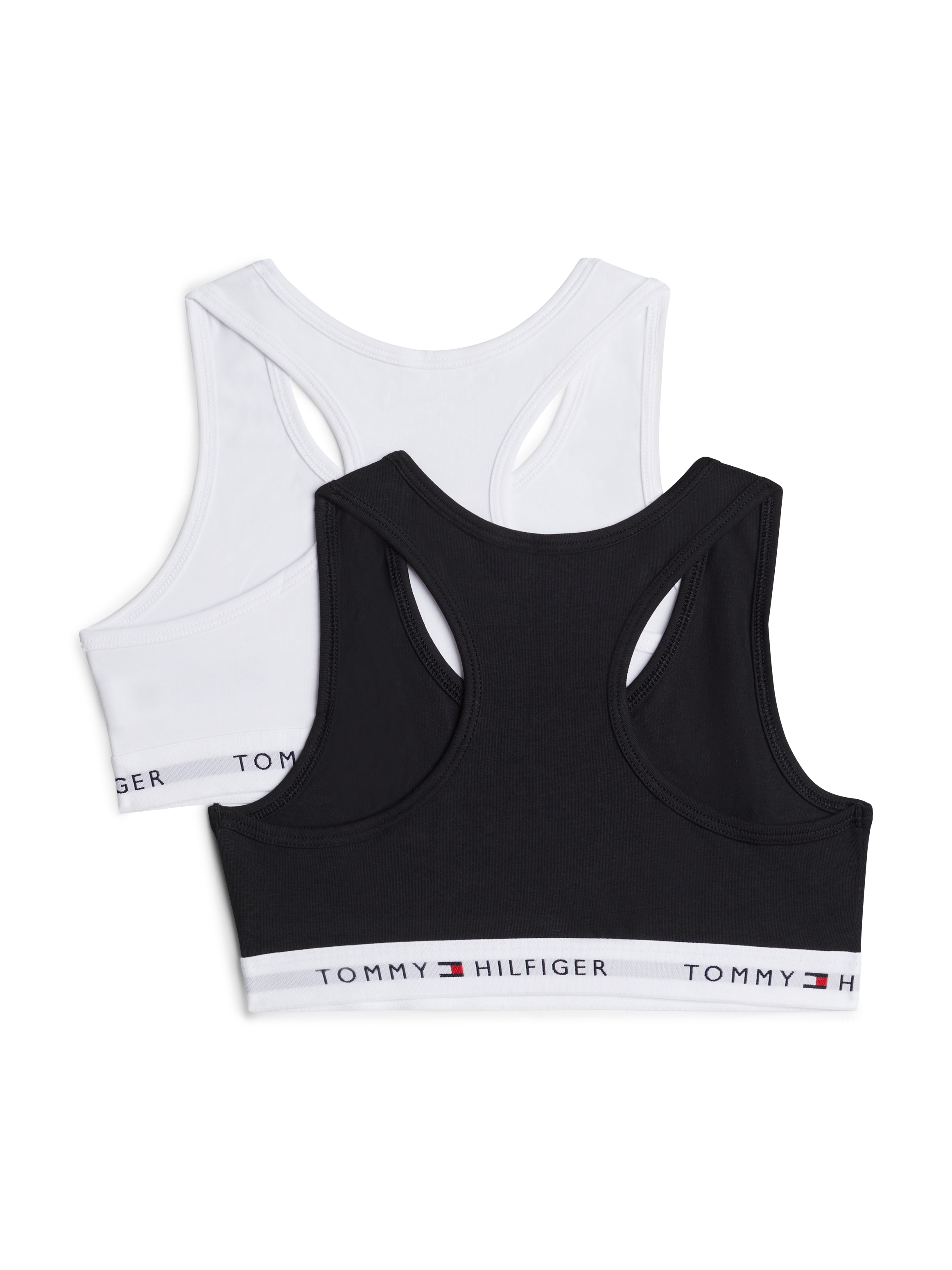 Tommy Hilfiger Underwear Teenie-BH »2 PK BRALETTE mit elastischem Bund im 2er-Pack« Packung, 2er,  unifarben, casual, körpernah, Baumwollmix
