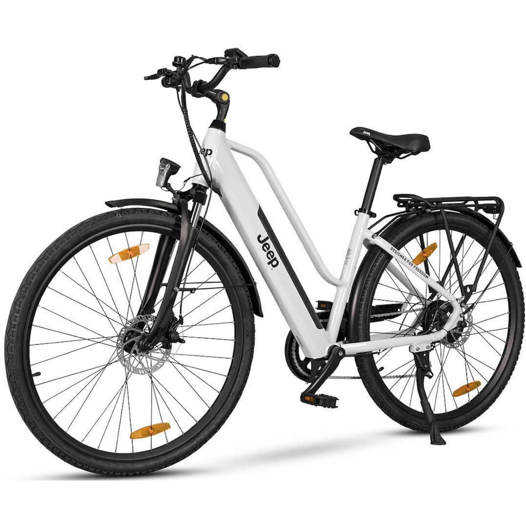 Jeep E-Bikes E-Bike »TLR 7011«, 7 Gang, Heckmotor 250 W, (mit Akku-Ladegerät)