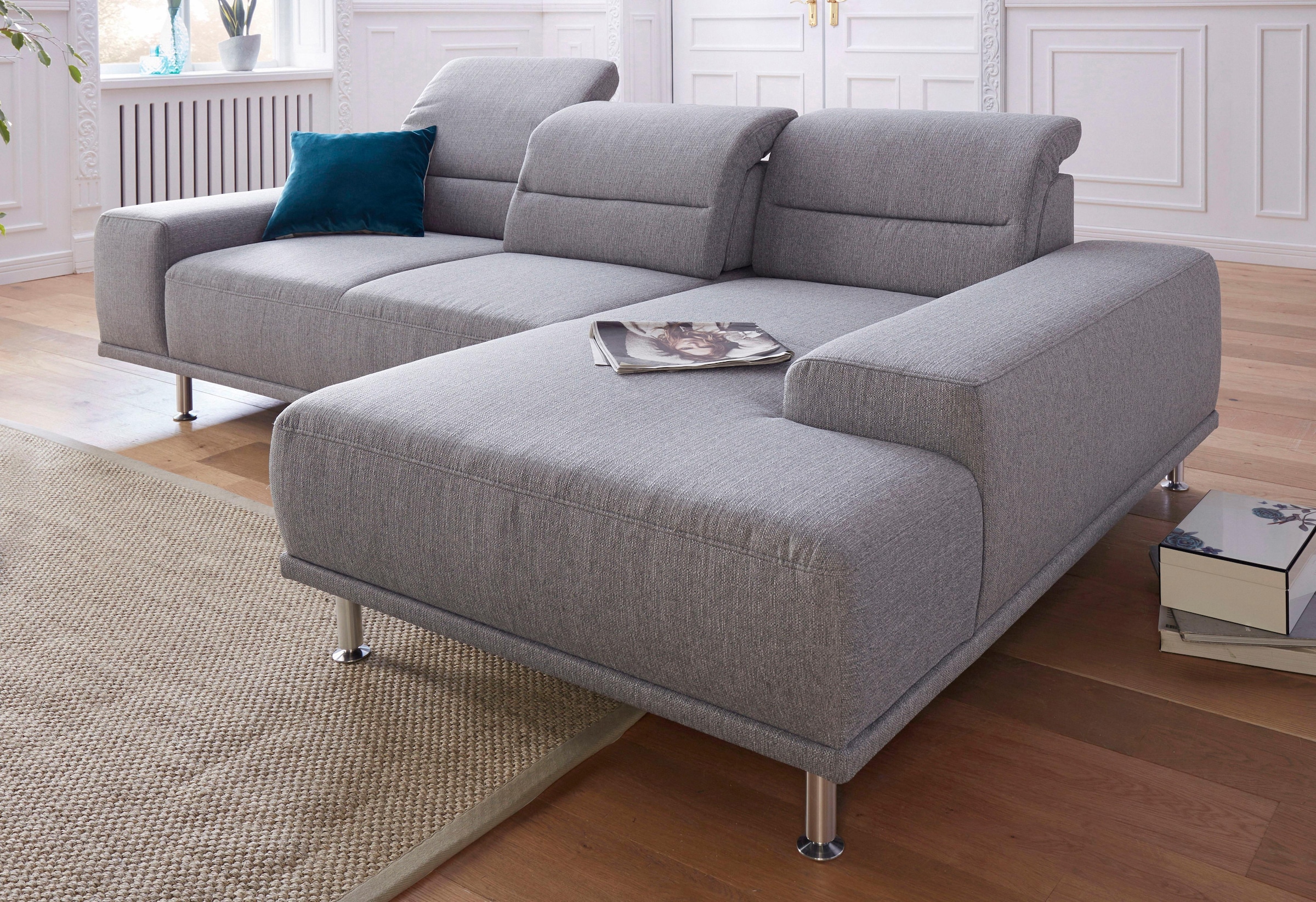 sit&more Ecksofa »Mariola L-Form« mit Recamiere und Federkern, inklusive Si günstig online kaufen