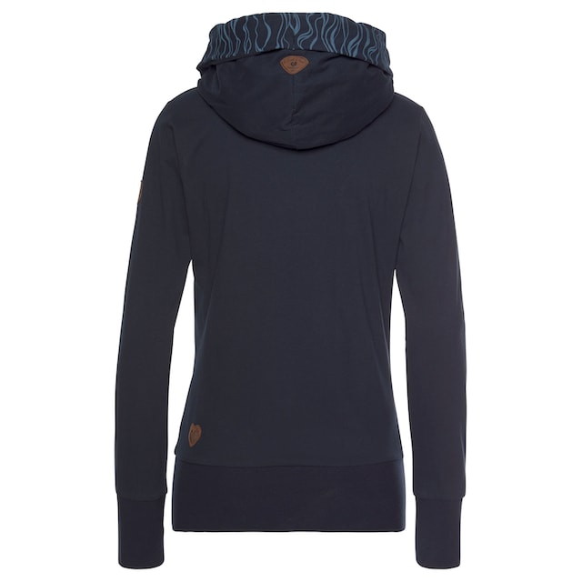 Ragwear Sweatshirt »ANGELINA ORGANIC«, mit bedrucktem Schalkragen online  kaufen