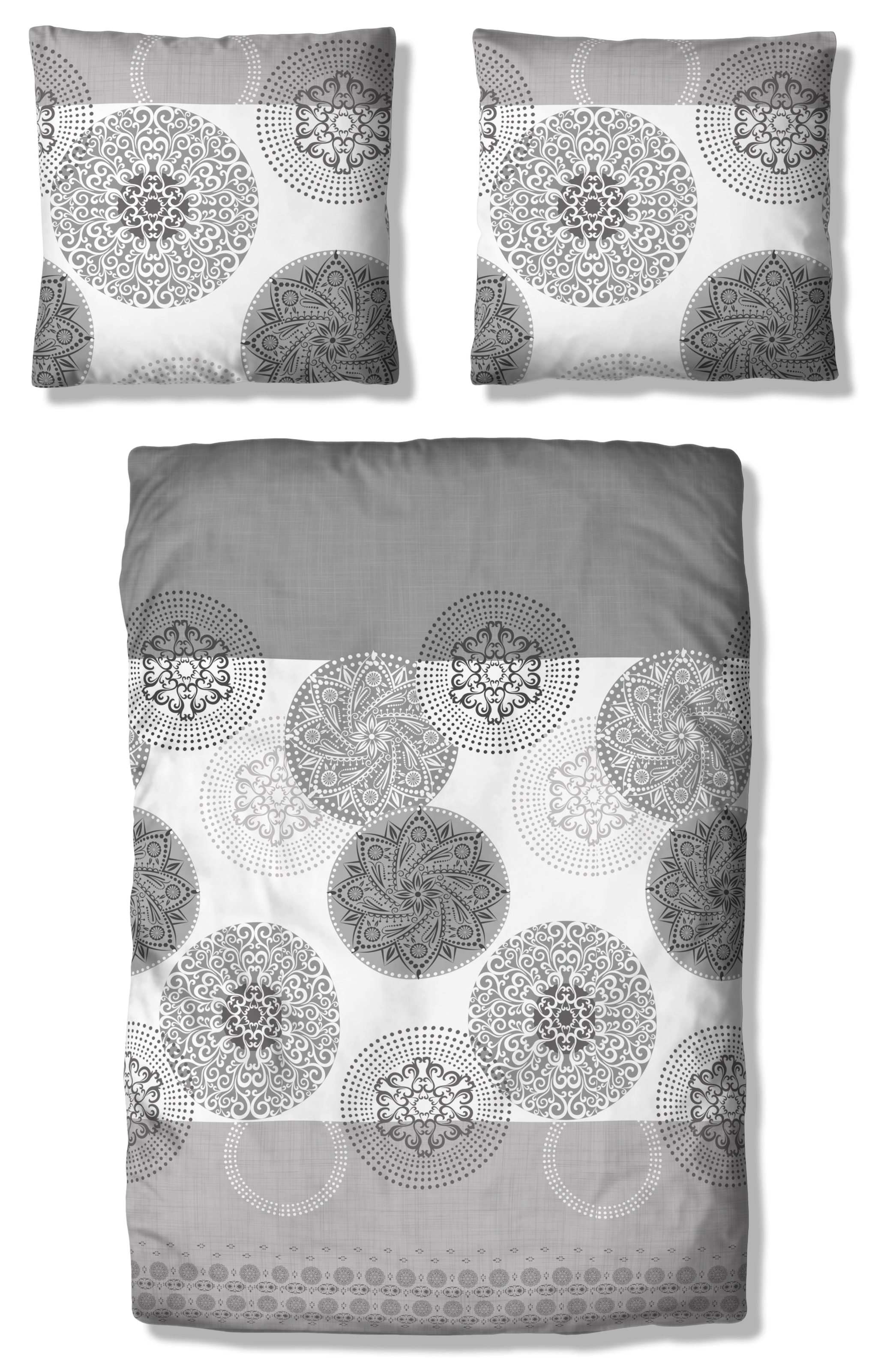 my home Bettwäsche »Tesso in Gr. 135x200, 155x220 oder 200x200 cm«, Bettwäs günstig online kaufen