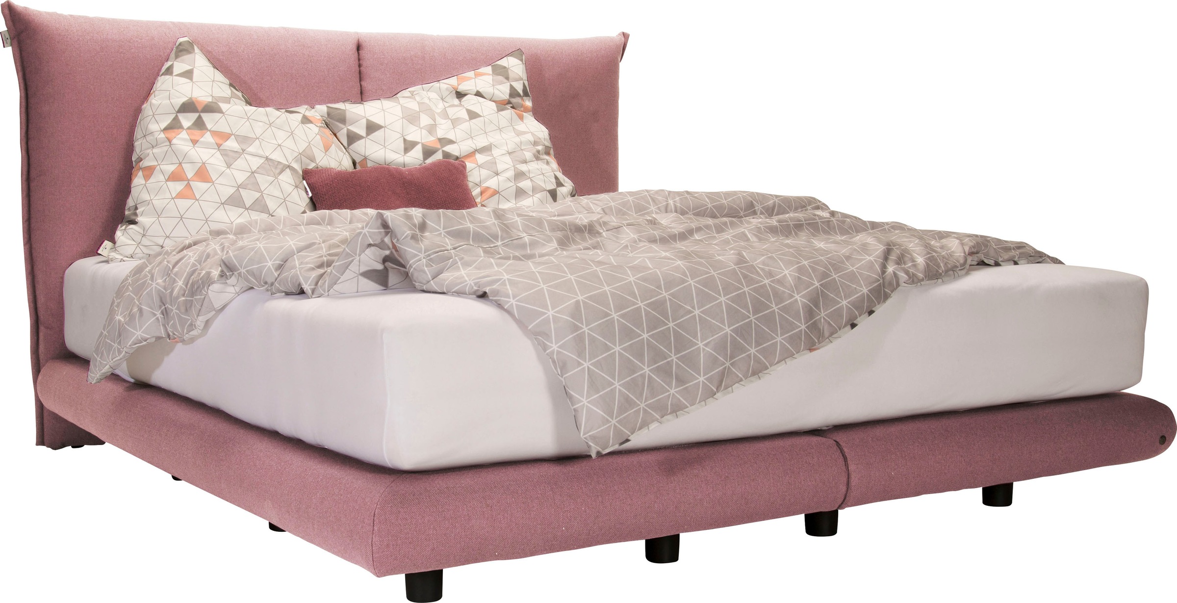 Bild von TOM TAILOR HOME Boxspringbett »SOHO PILLOW BOX«, in Schwebeoptik, Kopfteil in Kissenform, Höhe 120 cm