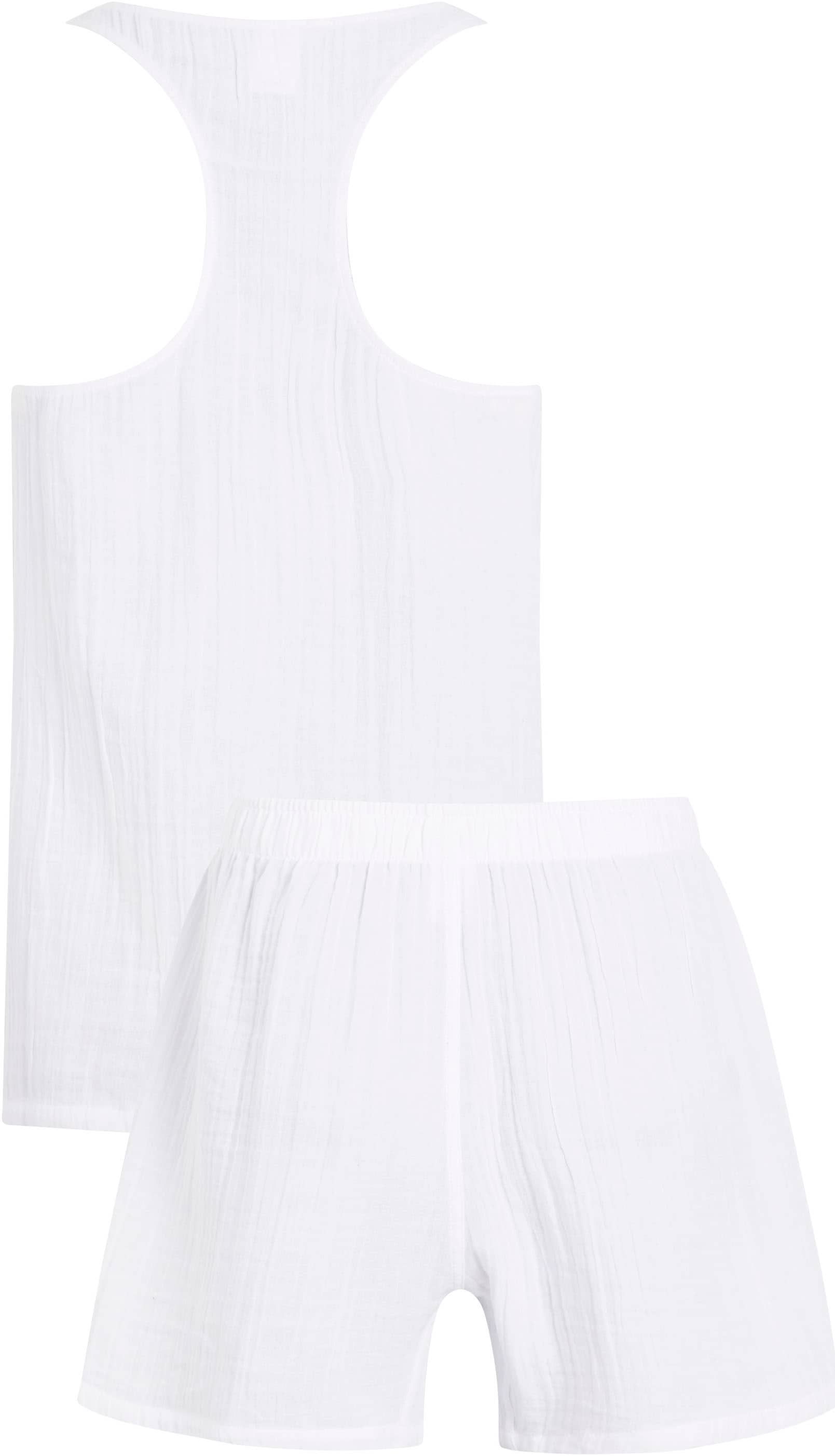 Calvin Klein Underwear Pyjama »SLEEVELESS SHORT SET«, (Set, 2 tlg.), mit Markenlabel auf Bund