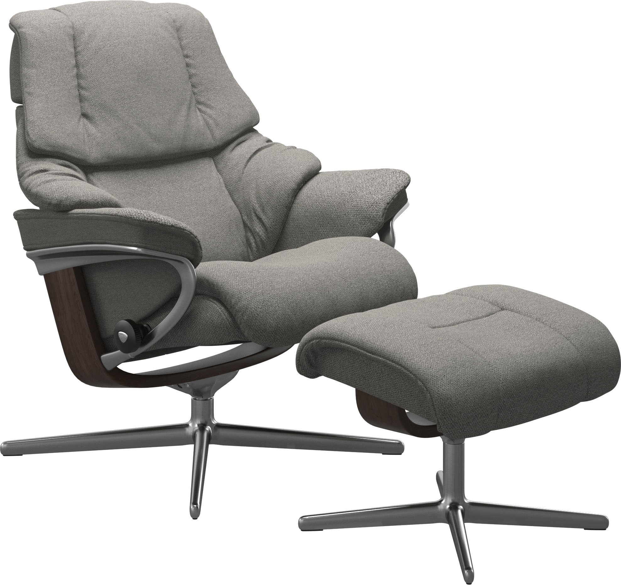 Stressless® Relaxsessel »Reno«, mit Cross Base, Größe S, M & L, Holzakzent Wenge