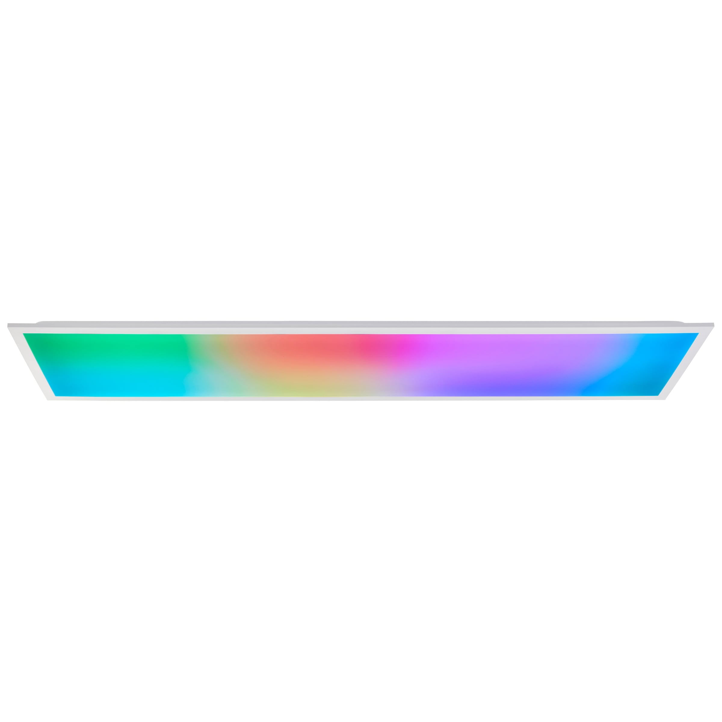 Brilliant LED Deckenleuchte »Briston«, Aufbaupaneel, 120 x 30 cm, 3700 lm, 3000-6500 K, dimmbar, IC-RGB, weiß
