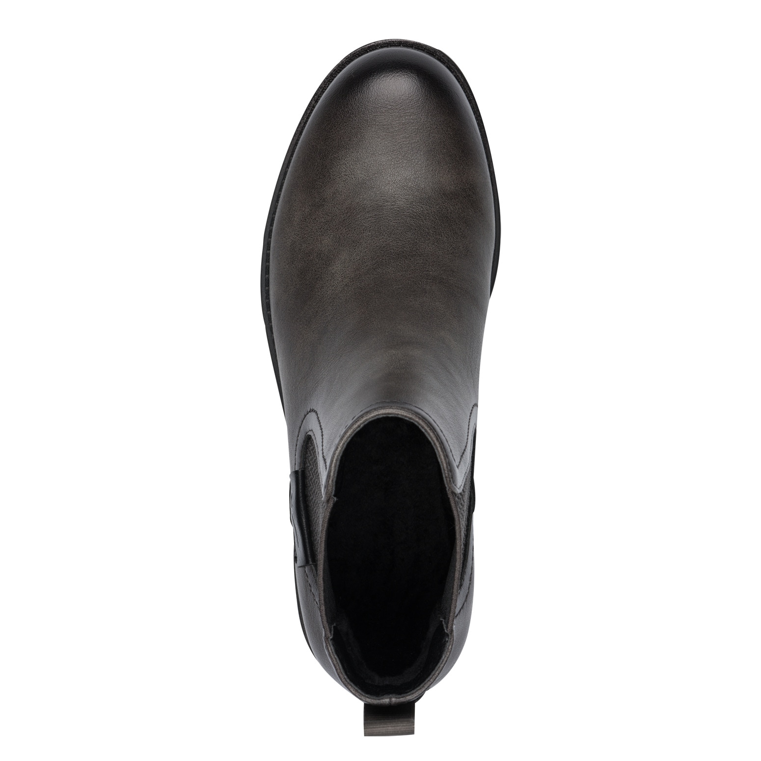 Tamaris Chelseaboots, Blockabsatz, Stiefelette, Schlupfschuh im Used Look