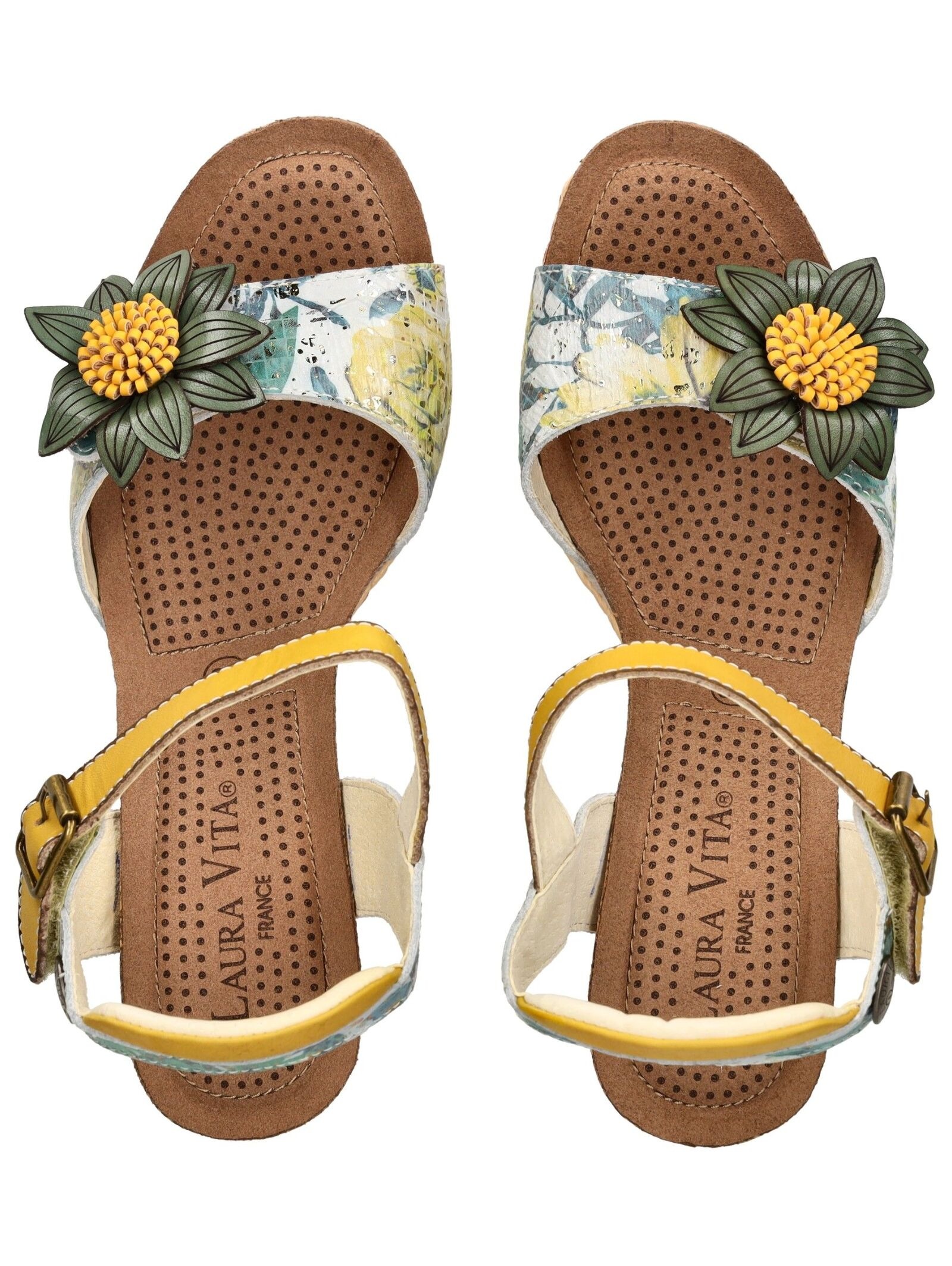 LAURA VITA Keilsandalette »LAURA VITA Sandalen Leder«