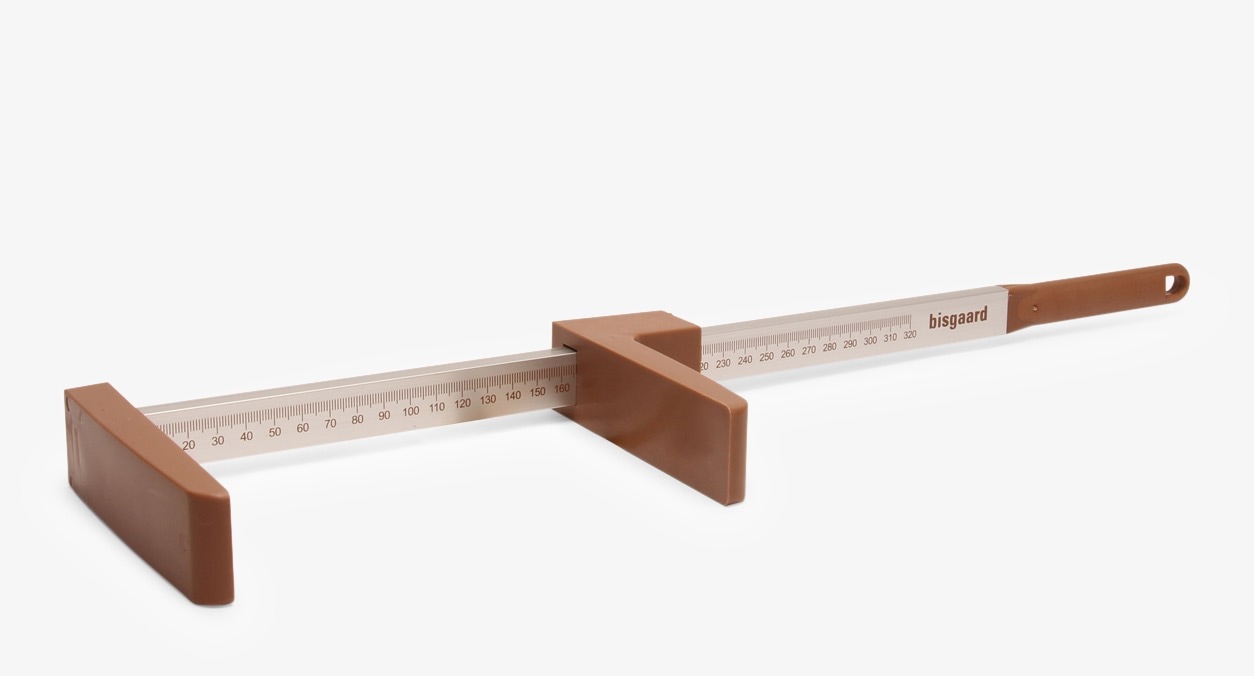 Bisgaard Fußmessgerät »foot gauge«, (1 St.), Fußmessinstrument, Ideal für präzise und komfortable Messungen!