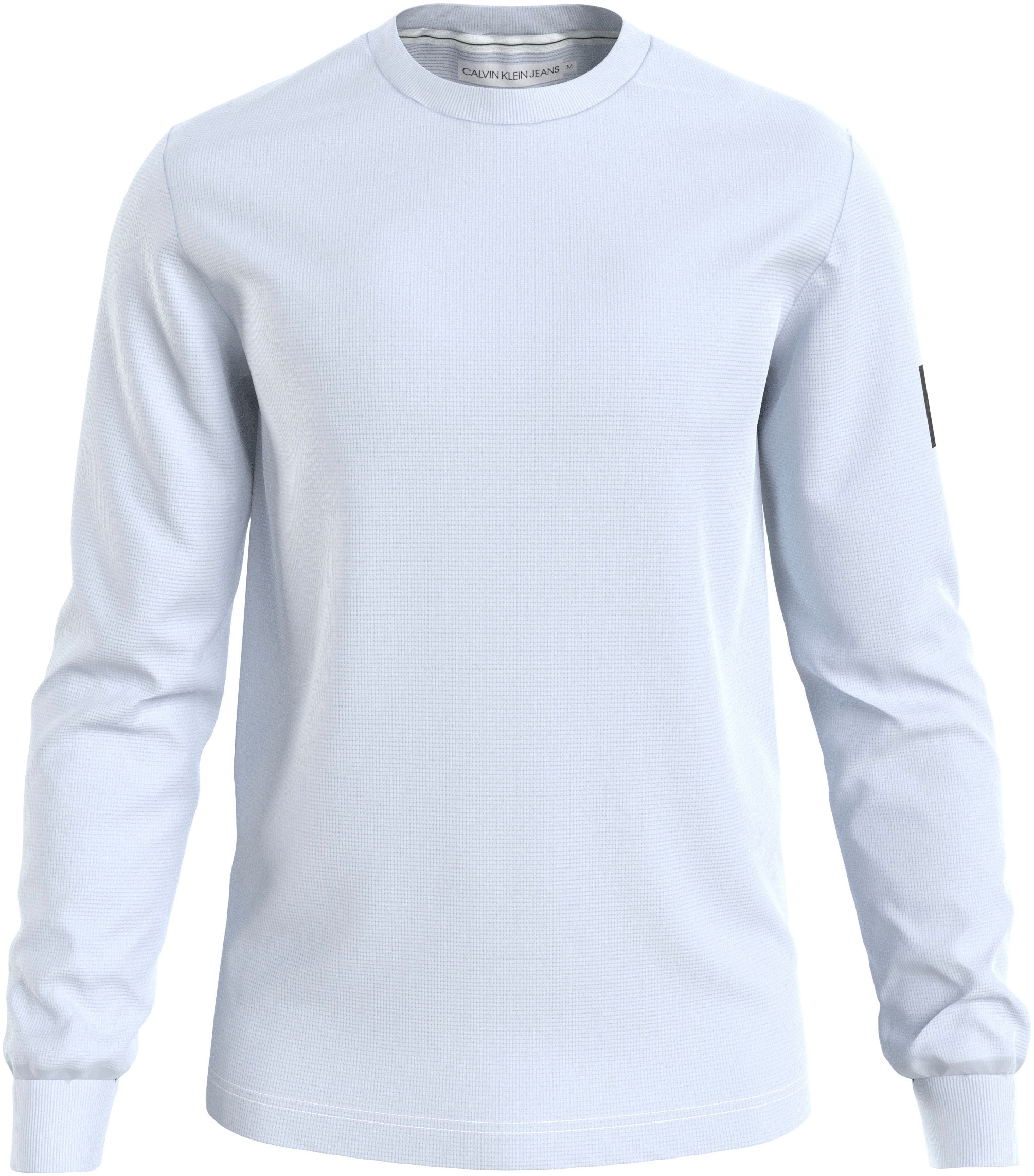 Calvin Klein Jeans Langarmshirt »BADGE WAFFLE LS TEE«, mit Logopatch  bestellen | Rundhalsshirts