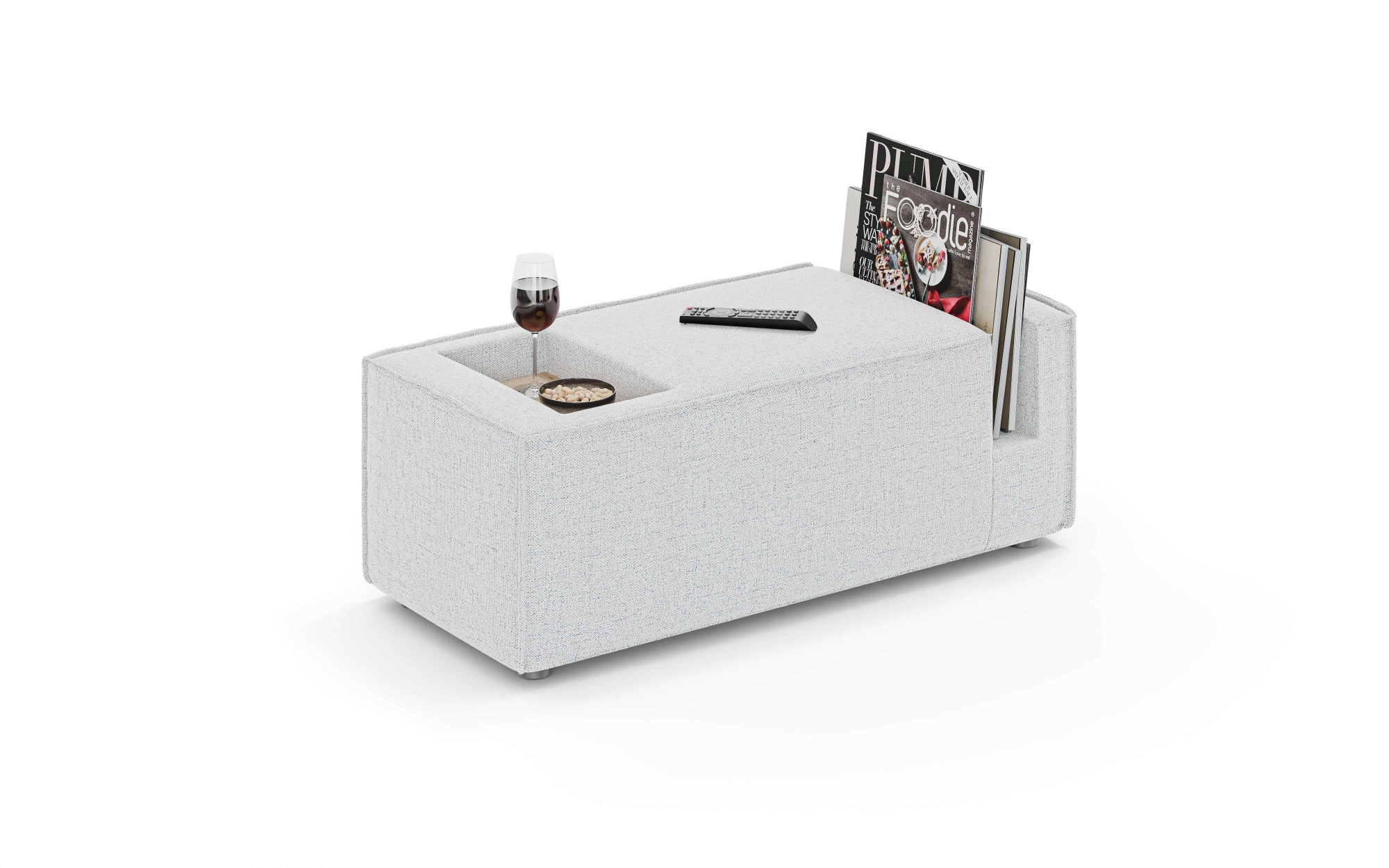 INOSIGN Sofaelement »HAILY Tisch für das Modulsofa, Maße B/T/H: 45/100/37 c günstig online kaufen