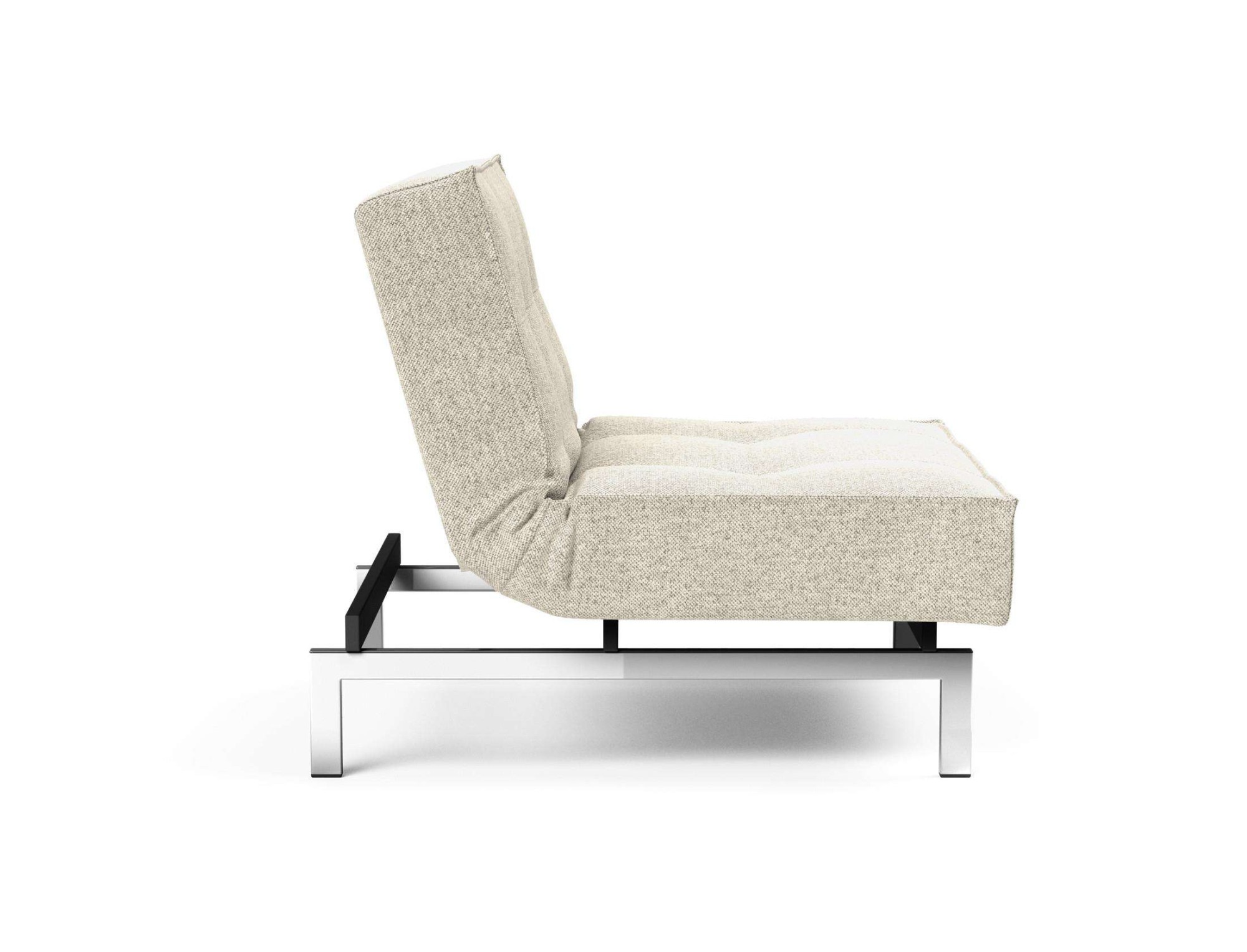INNOVATION LIVING ™ Sessel »Splitback«, mit chromglänzenden Beinen, in skandinavischen Design