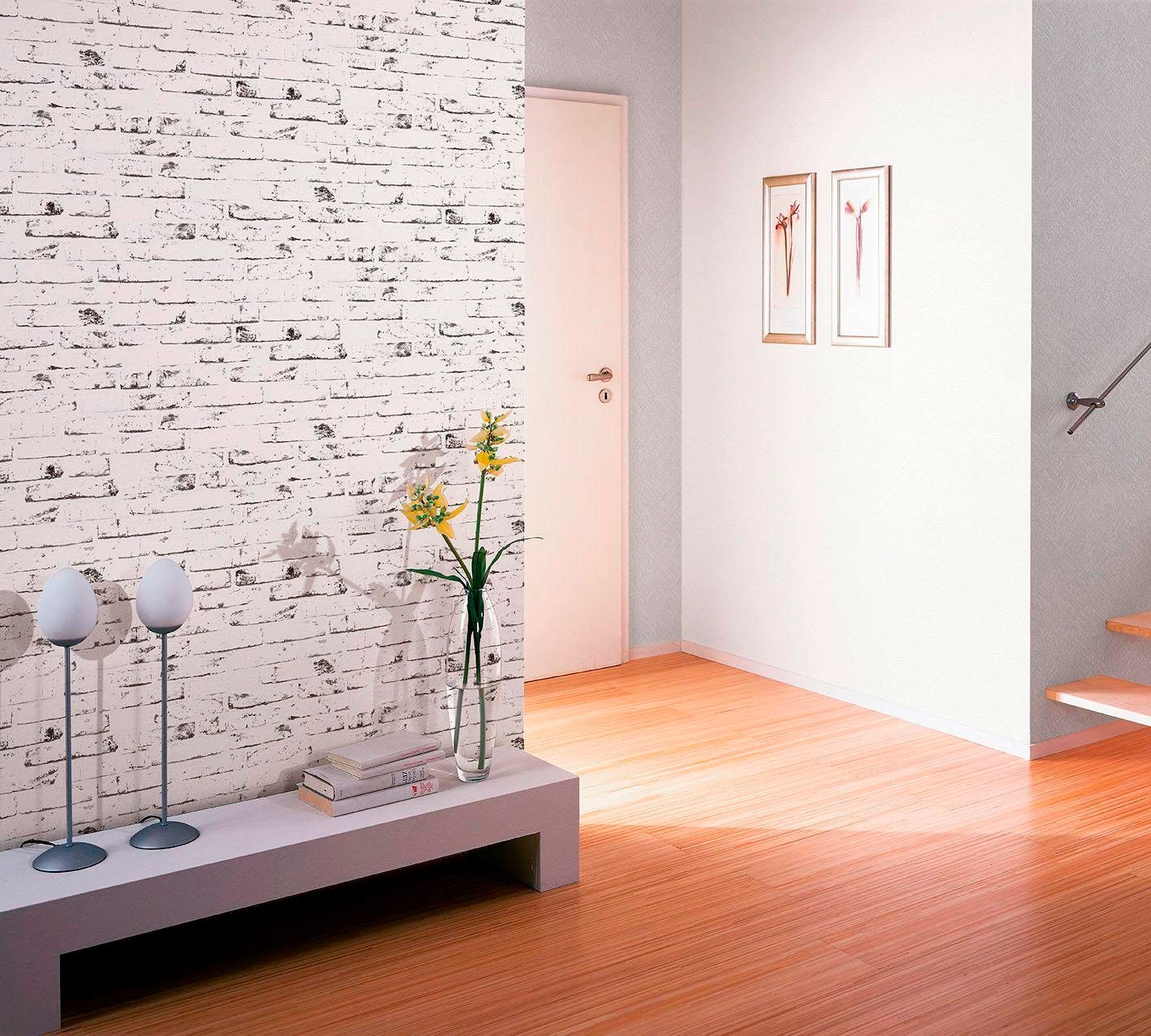 living walls Vliestapete »Best of Wood`n Stone 2nd Edition«, Steinoptik-gemustert-Motiv, Struktur Tapete Stein Tapeten Wohnzimmer Schlafzimmer Küche Flur Optik