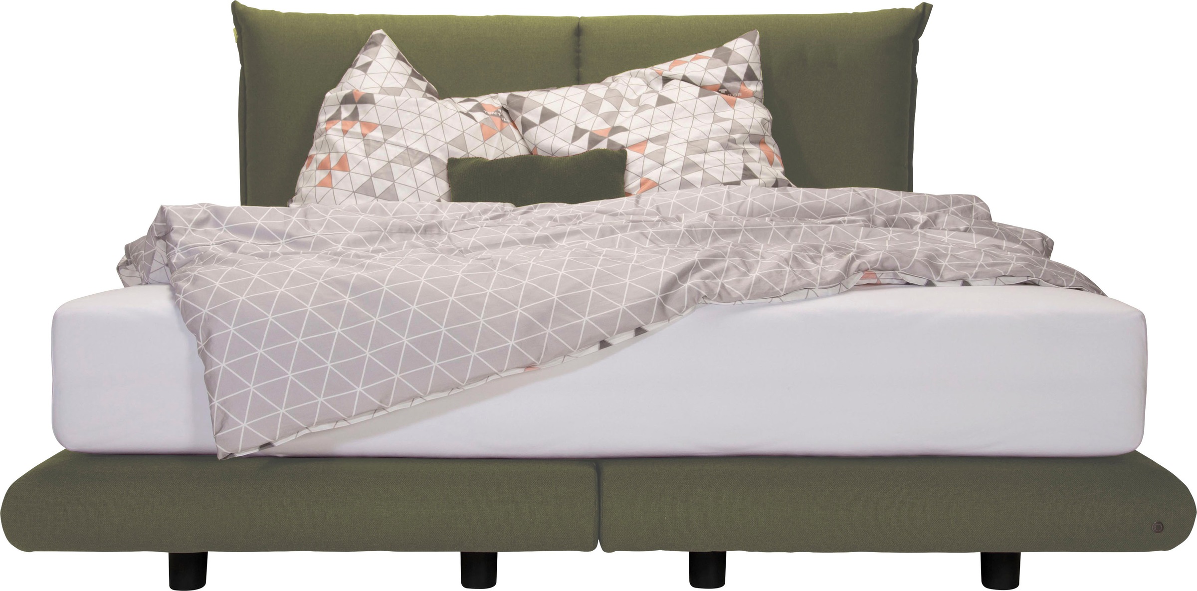 3. Bild von TOM TAILOR HOME Boxspringbett »SOHO PILLOW BOX«, in Schwebeoptik, Kopfteil in Kissenform, Höhe 120 cm