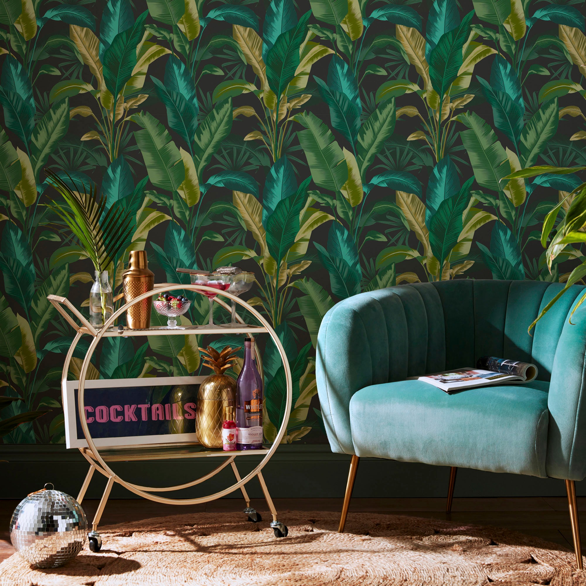 Envy Vliestapete »Leaf It Out Midnight, Sunrise and Twilight«, gemustert günstig online kaufen