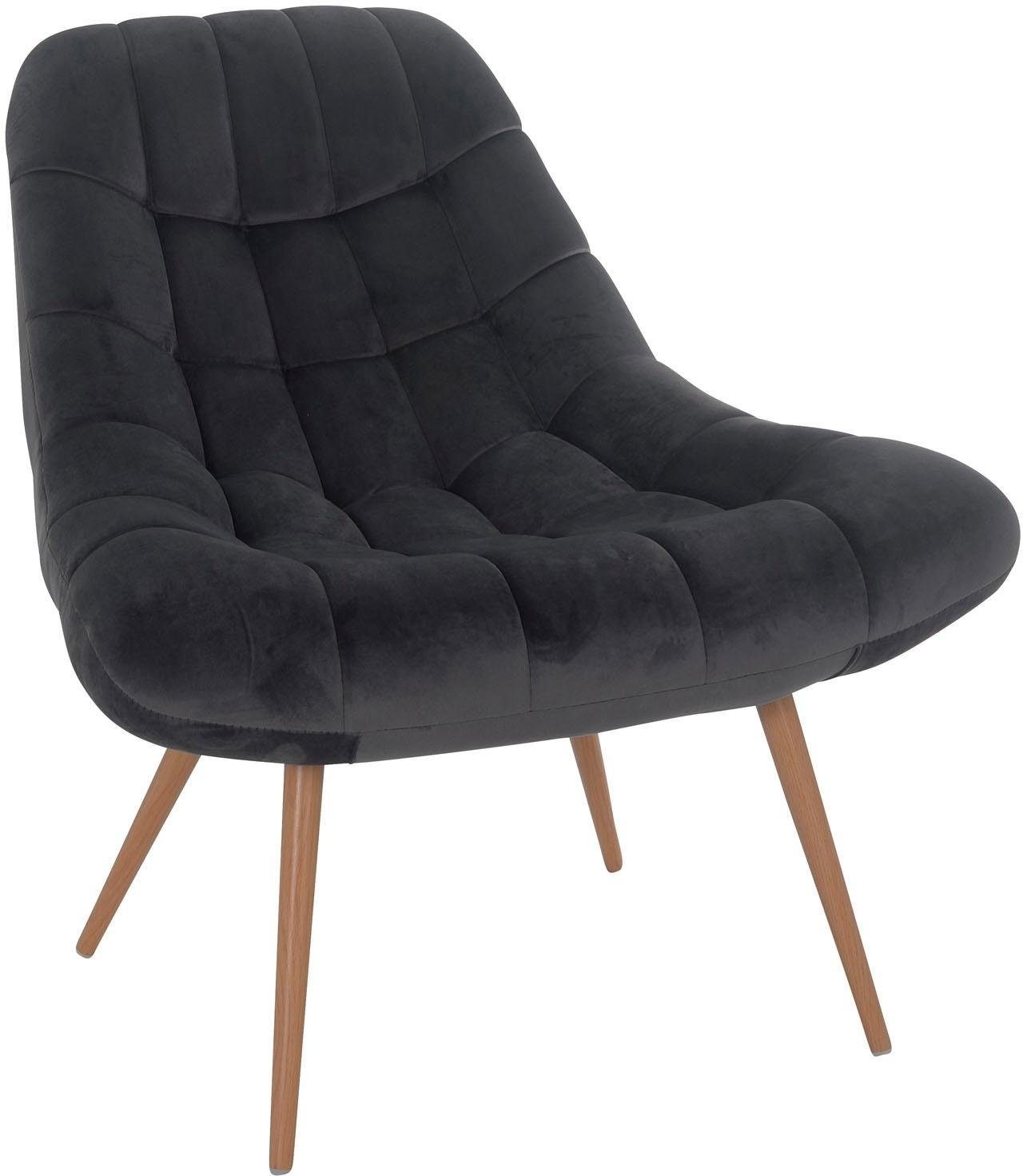 SalesFever Relaxsessel "Toulon - Komfortabler Loungesessel" mit XXL-Steppun günstig online kaufen