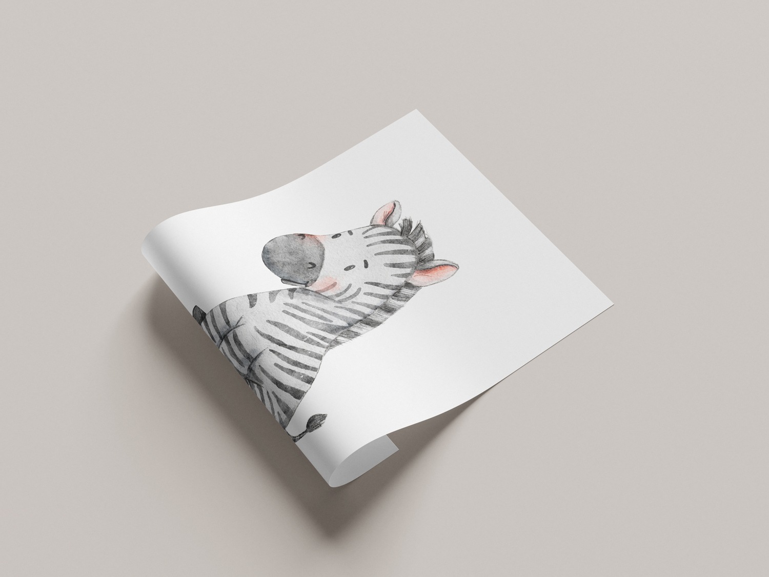 Lüttenhütt Poster »Zebra«, Fantasy-Tiere-Zebra Bilder, (1 St.), HD Premium Druck