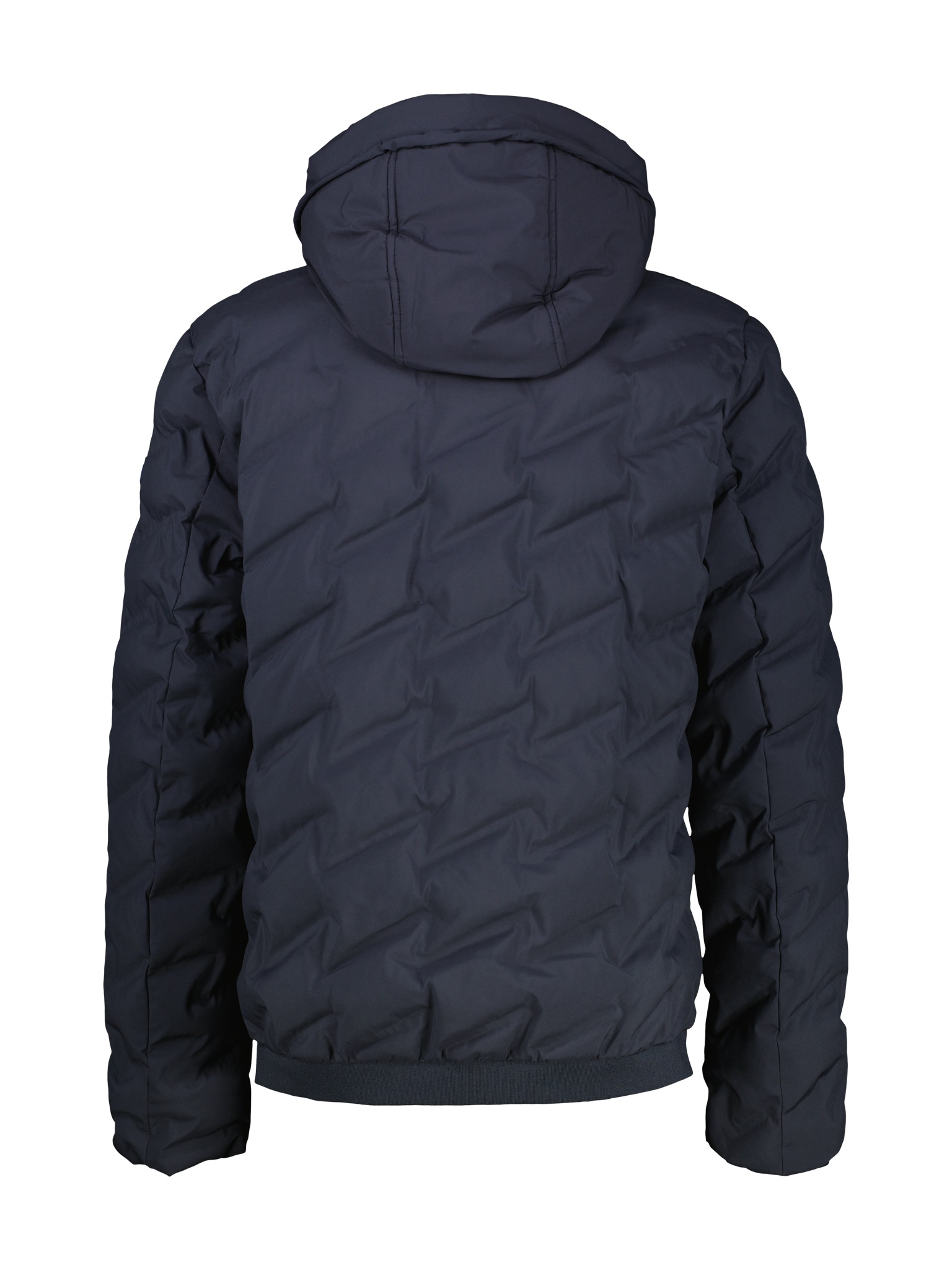 LERROS Winterjacke, mit Kapuze, mit Markenschriftzug am Bund