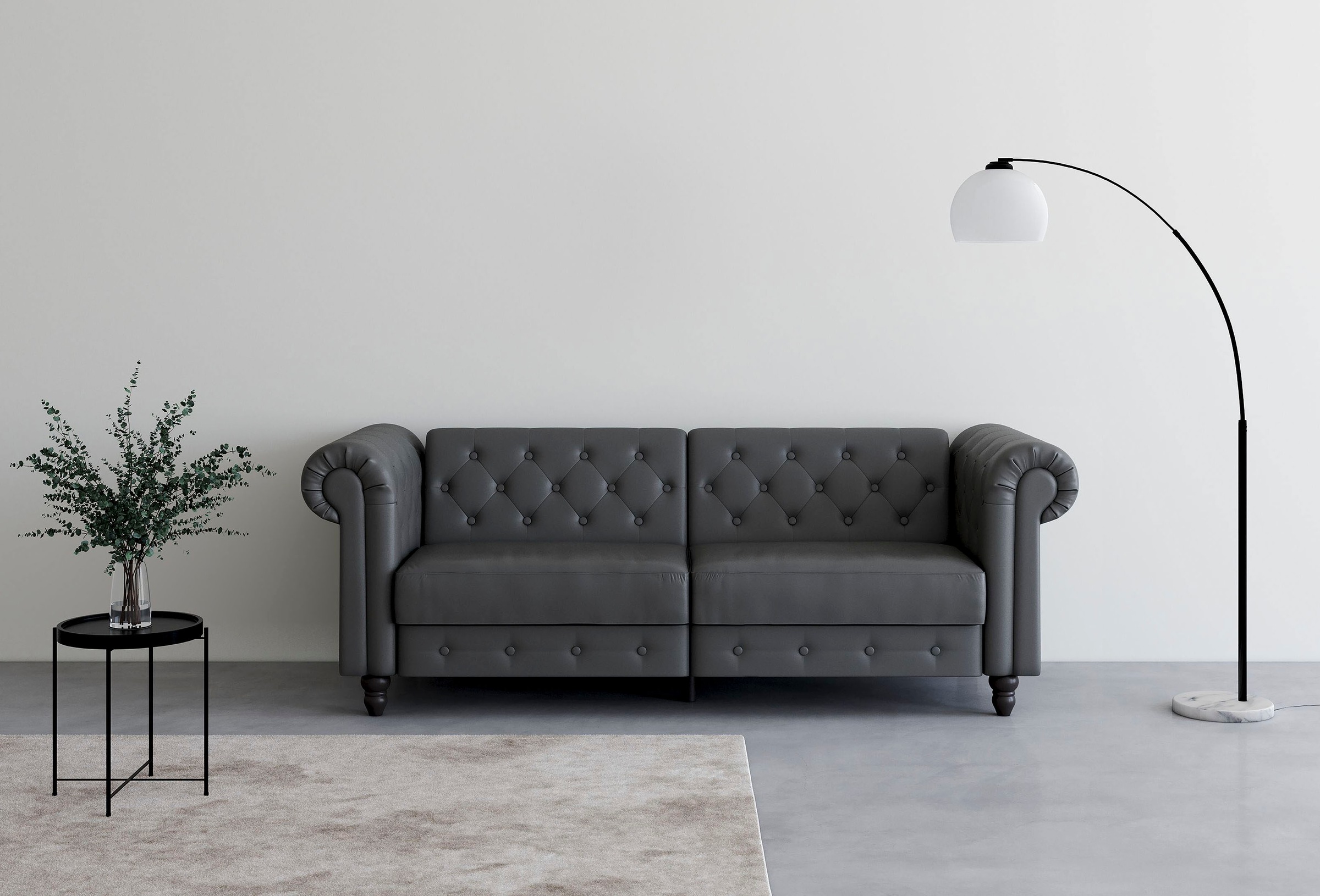 Dorel Home 3-Sitzer »Felix, Schlafsofa 236 cm, (Liegefläche 108x190cm), Rüc günstig online kaufen