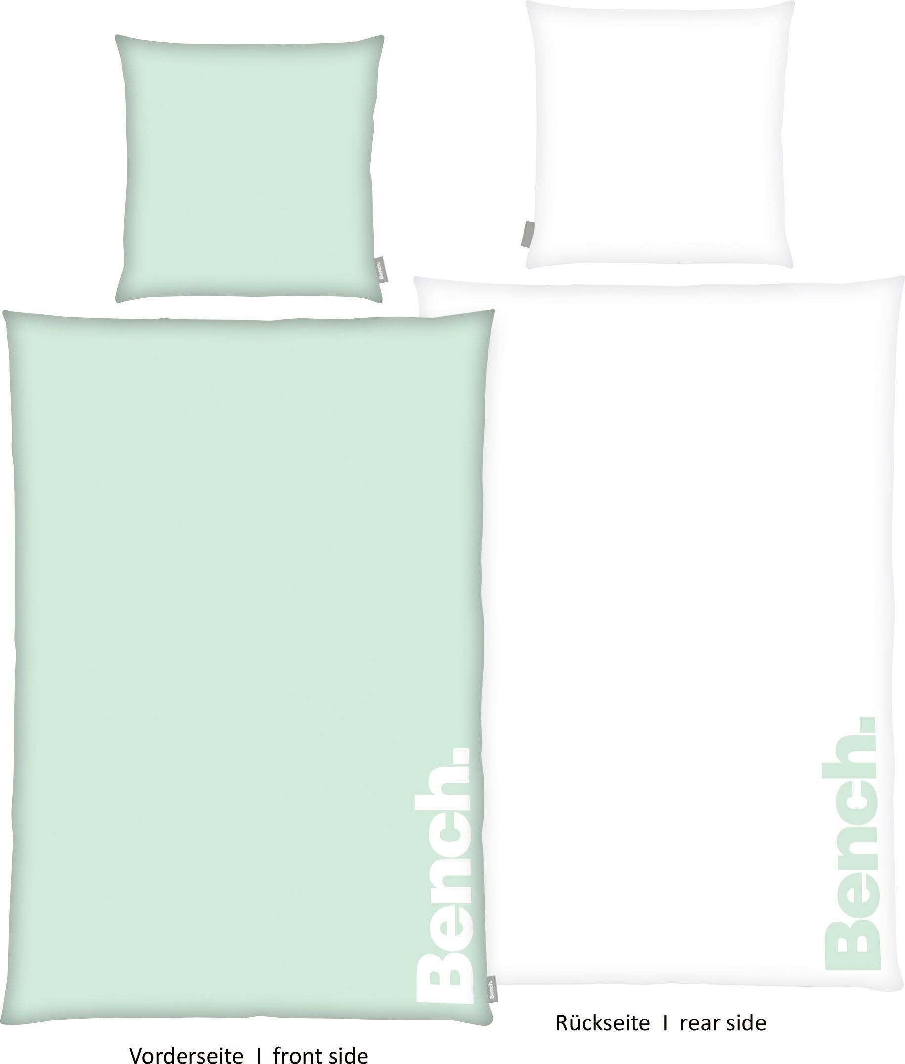 Bench. Wendebettwäsche »Bench in Gr. 135x200 oder 155x220 cm« Bettwäsche au günstig online kaufen