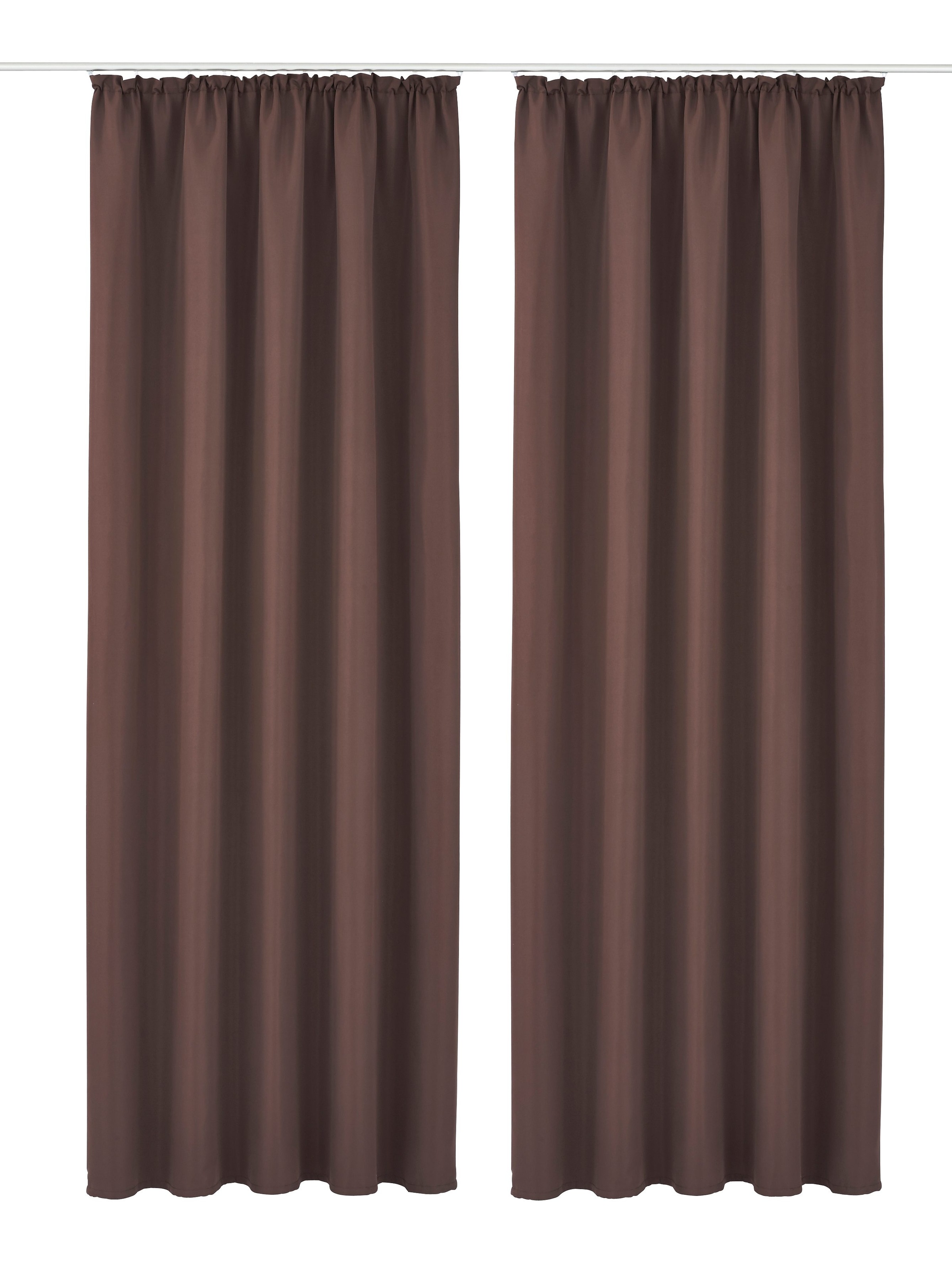 my home Vorhang »Raja, Gardinen mit Kräuselband, Vorhänge Wohnzimmer« Kräus günstig online kaufen