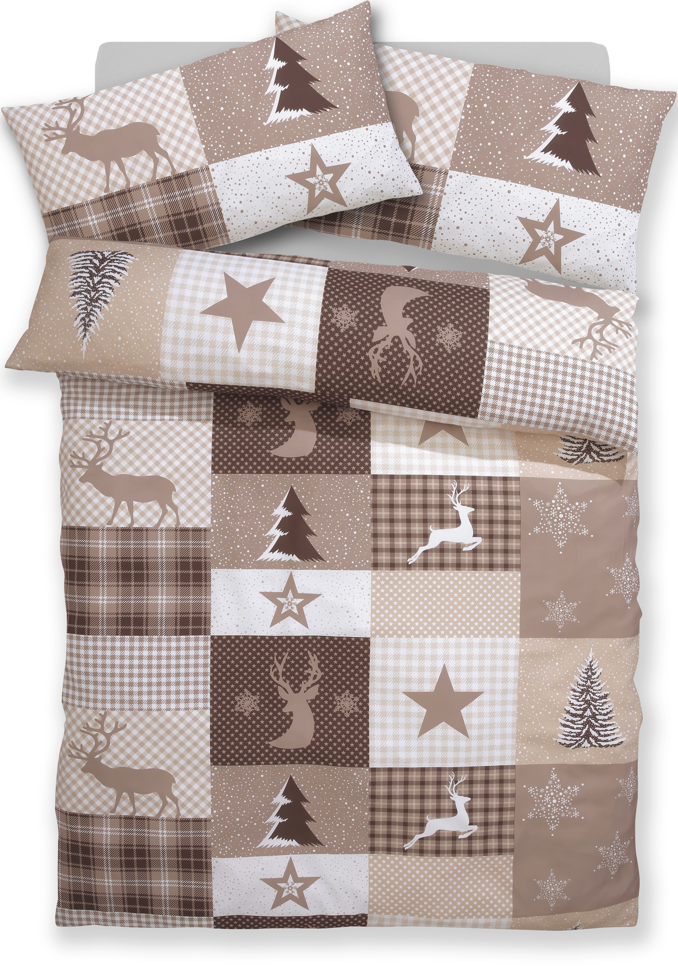 Home affaire Bettwäsche »Nicholas«, Weihnachtsbettwäsche, Winter