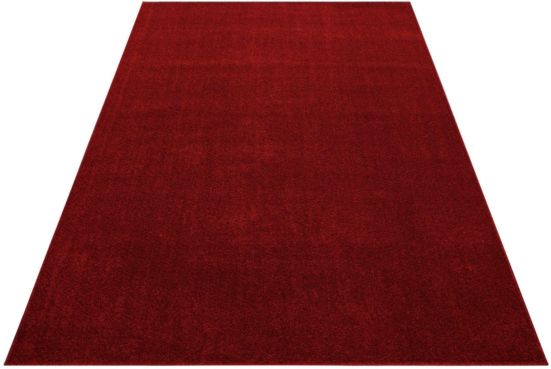 Ayyildiz Teppiche Teppich »ATA«, rechteckig, 10 mm Höhe, Kurzflor, uni, große Farbauswahl, robust, auch als Läufer und in rund