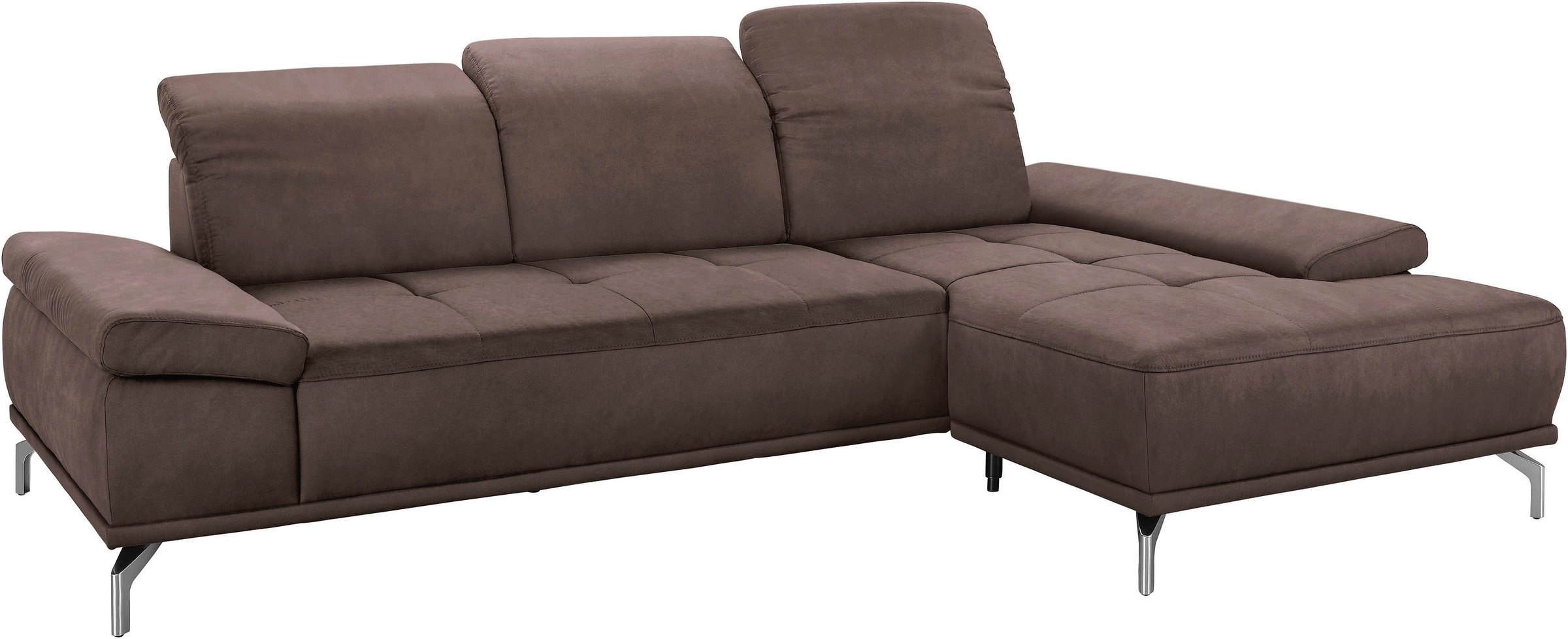 Home affaire Ecksofa »Caluna« Inkl.Sitztiefenverstellung, wahlweise mit Kop günstig online kaufen