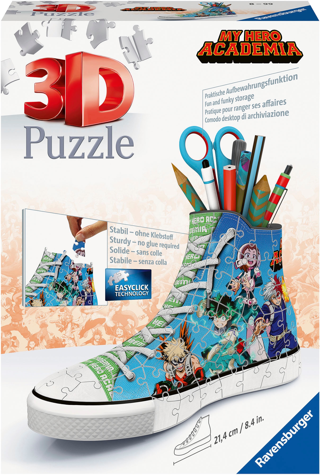 Ravensburger 3D-Puzzle »Sneaker My Hero Academia«, Made in Europe; FSC®- schützt Wald - weltweit