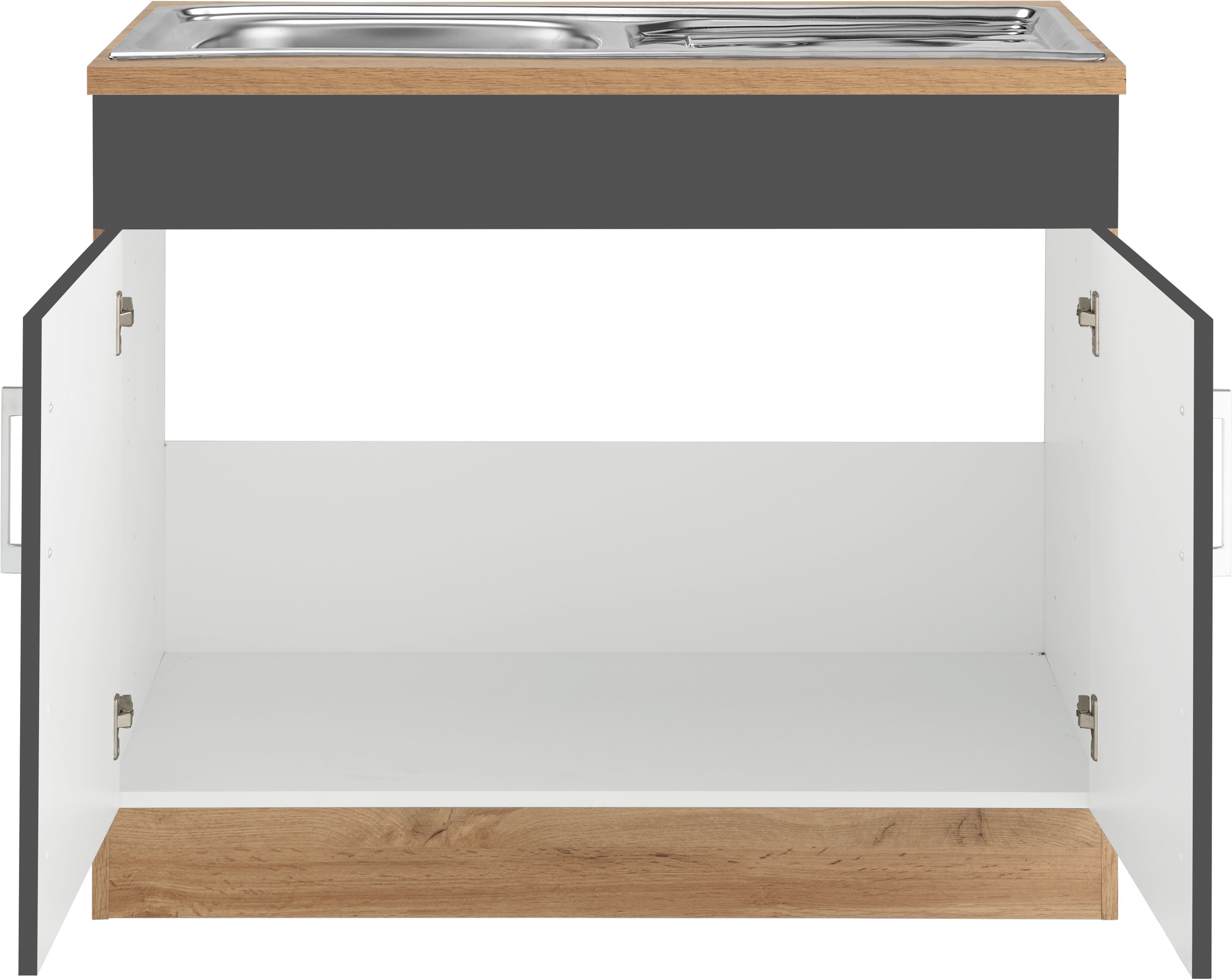 KOCHSTATION Spülenschrank »KS-Colmar«, 100 cm, mit Metallgriff