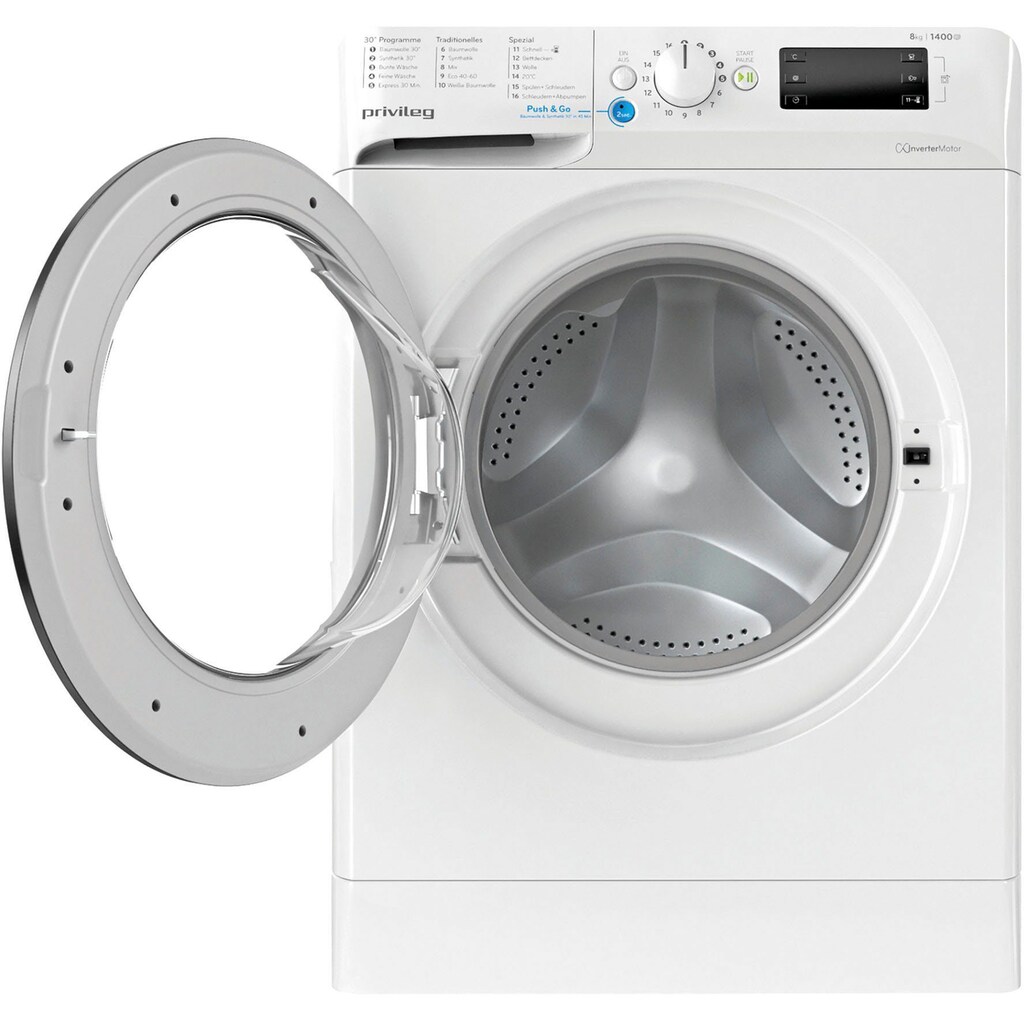 Privileg Waschmaschine, PWF X 873 N, 8 kg, 1400 U/min
