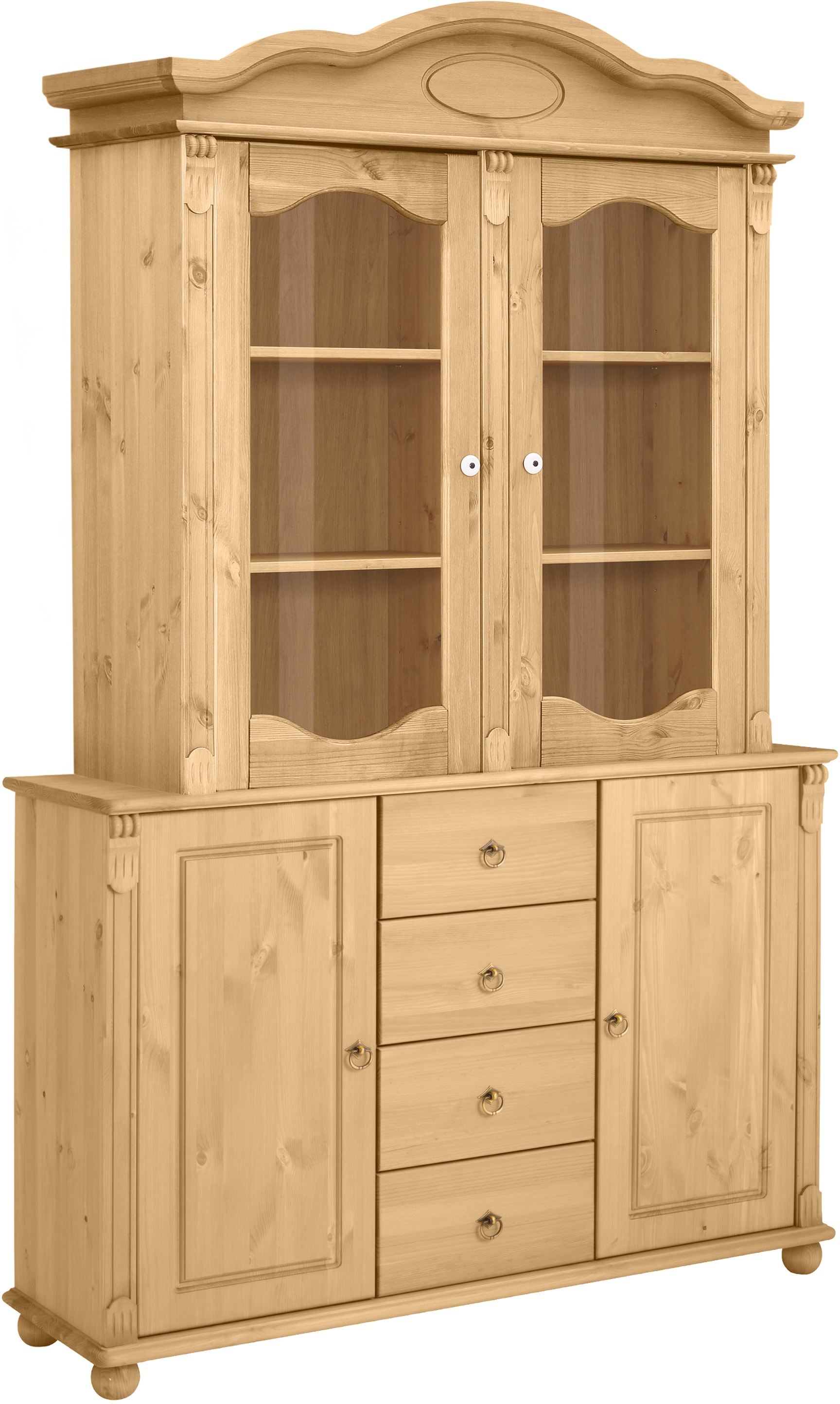 Home affaire Kombikommode »Tessin; Buffetunterschrank, klassischer Landhausstil«, aus massiver, FSC®-zertifizierter Kiefer, 128cm breit