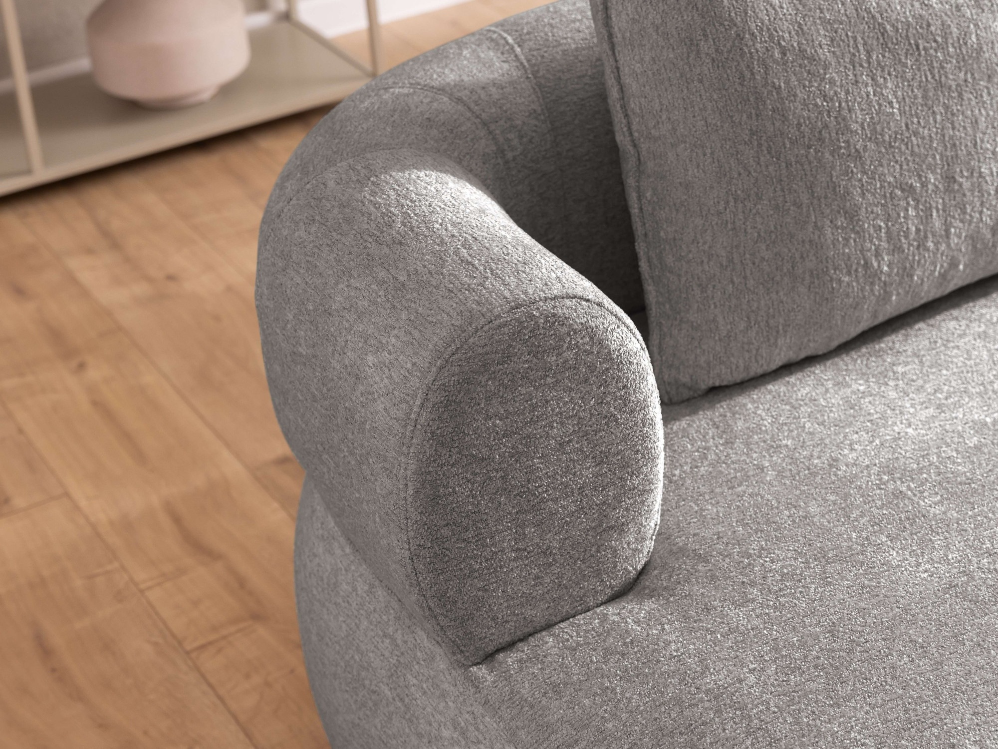 Home affaire Big-Sofa »LUSSAC 4-Sitzer Design-Sofa mit Zierkissen, Maße B/T/H: 242/123/78 cm« hoher Sitzkomfort und modernes Design, Sofa ohne Bettfunktion