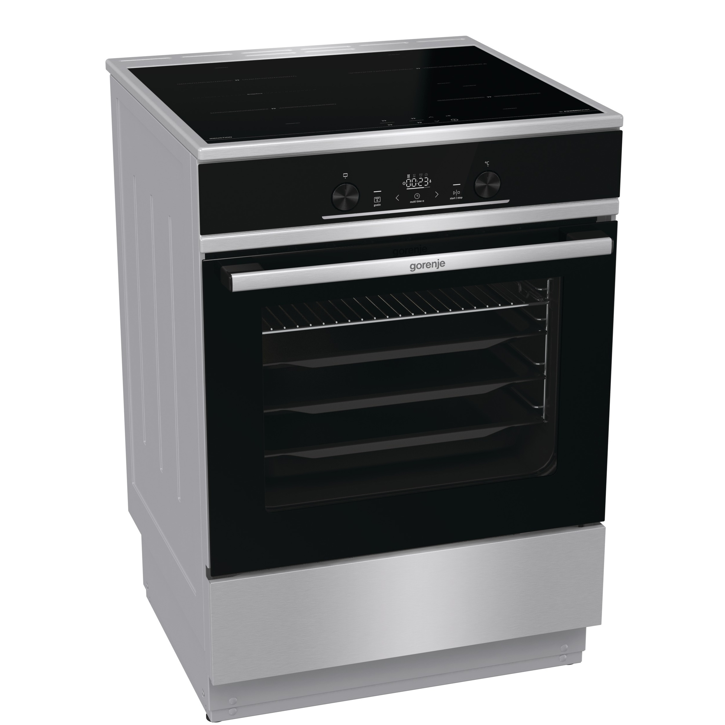 GORENJE Induktions-Standherd »GEIT6E81XPG«, Pyrolyse-Selbstreinigung, (1 St.)