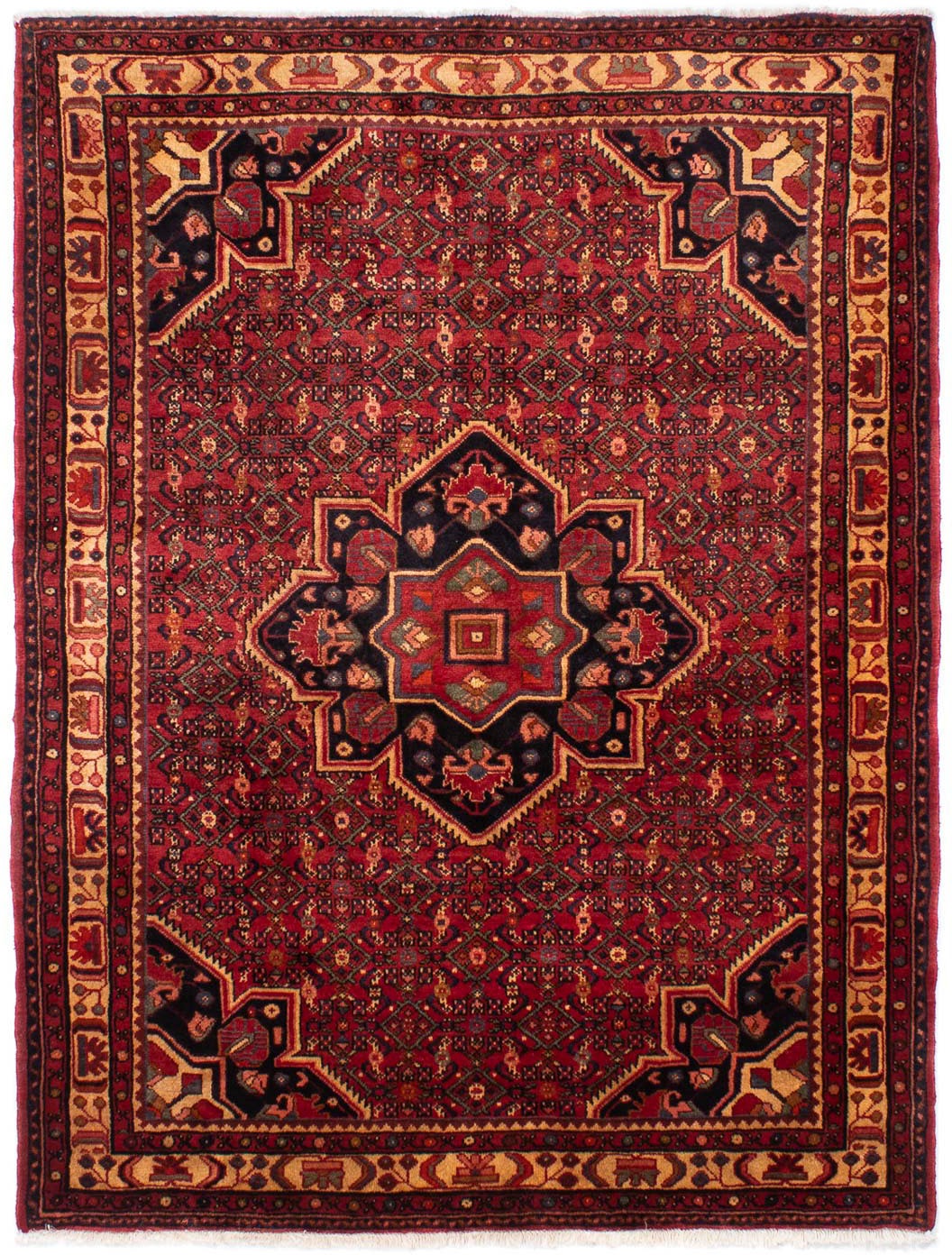 morgenland Orientteppich »Perser - Nomadic - 211 x 165 cm - dunkelrot«, rec günstig online kaufen