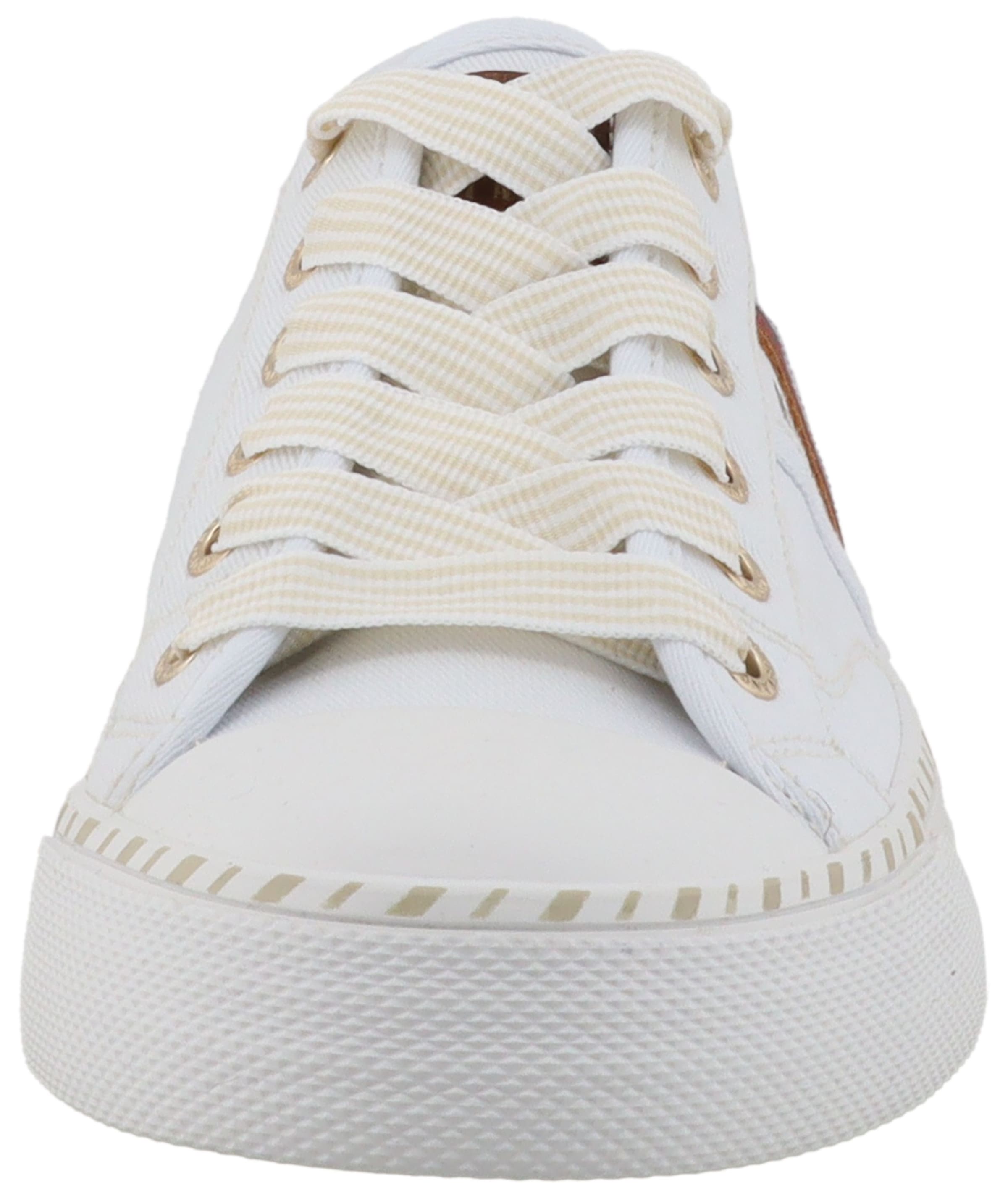 Mustang Shoes Slip-On Sneaker »Magdalena«  Slipper, Halbschuh mit Kontrastbesatz und Logoschriftzügen