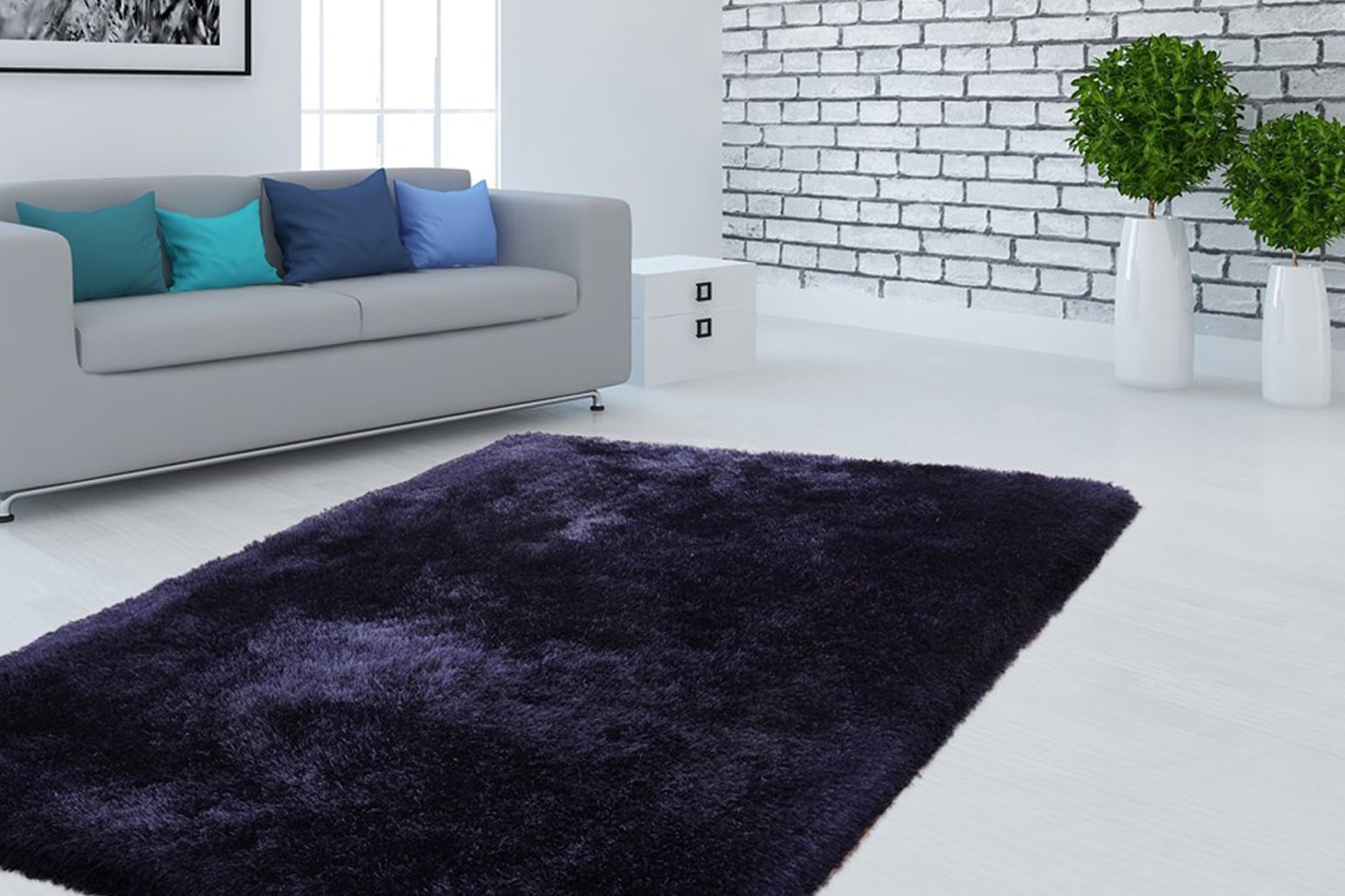 Kayoom Hochflor-Teppich »Cosy«, rechteckig, 80 mm Höhe, Besonders weiche Microfaser, dichter hochwertiger Langflor, Wohnzimmer