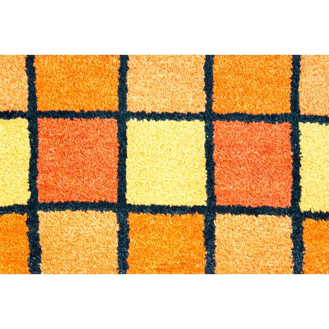 morgenland Wollteppich »Gabbeh Teppich handgeknüpft blau«, rechteckig,  handgeknüpft bequem und schnell bestellen