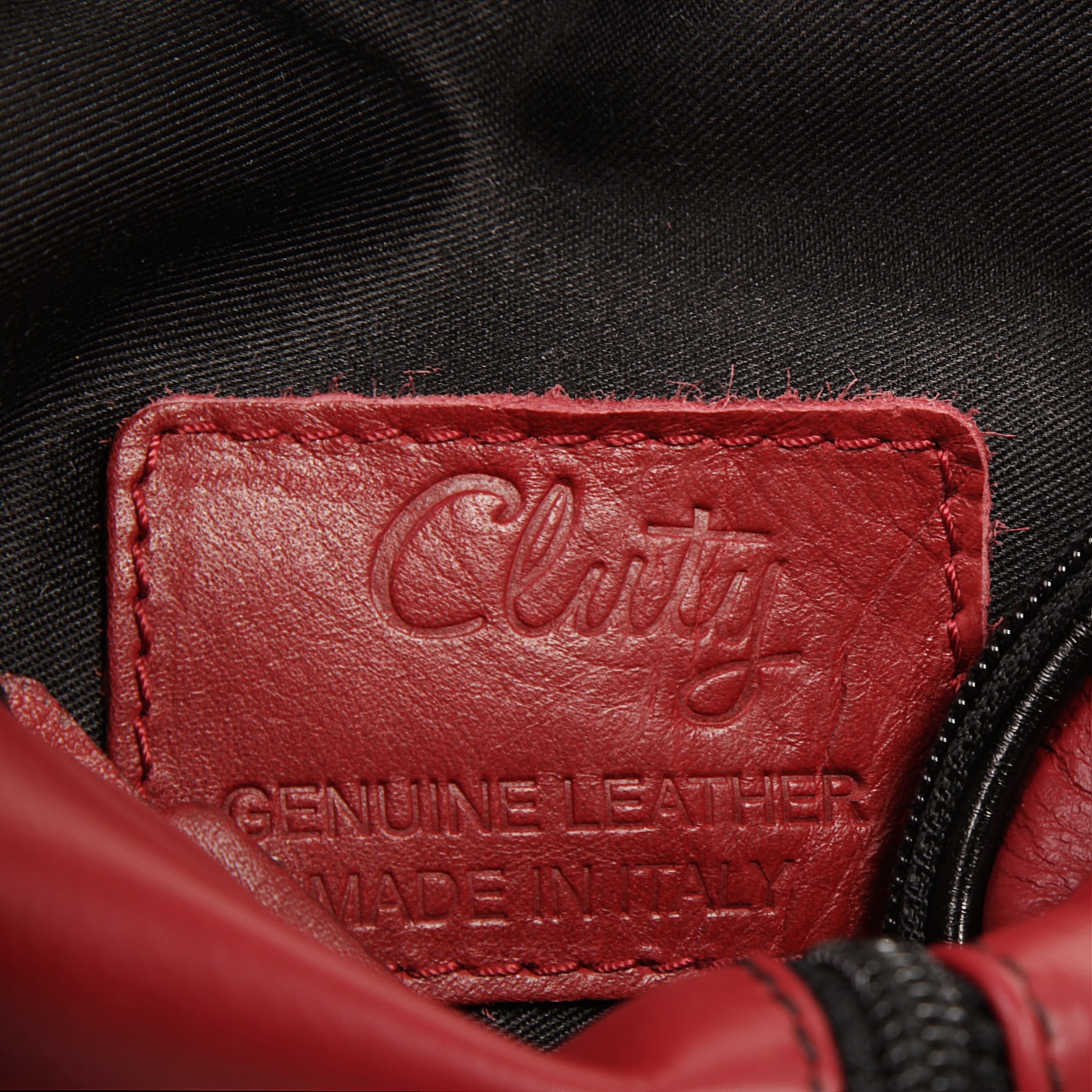 Cluty Umhängetasche echt Leder, Made in Italy