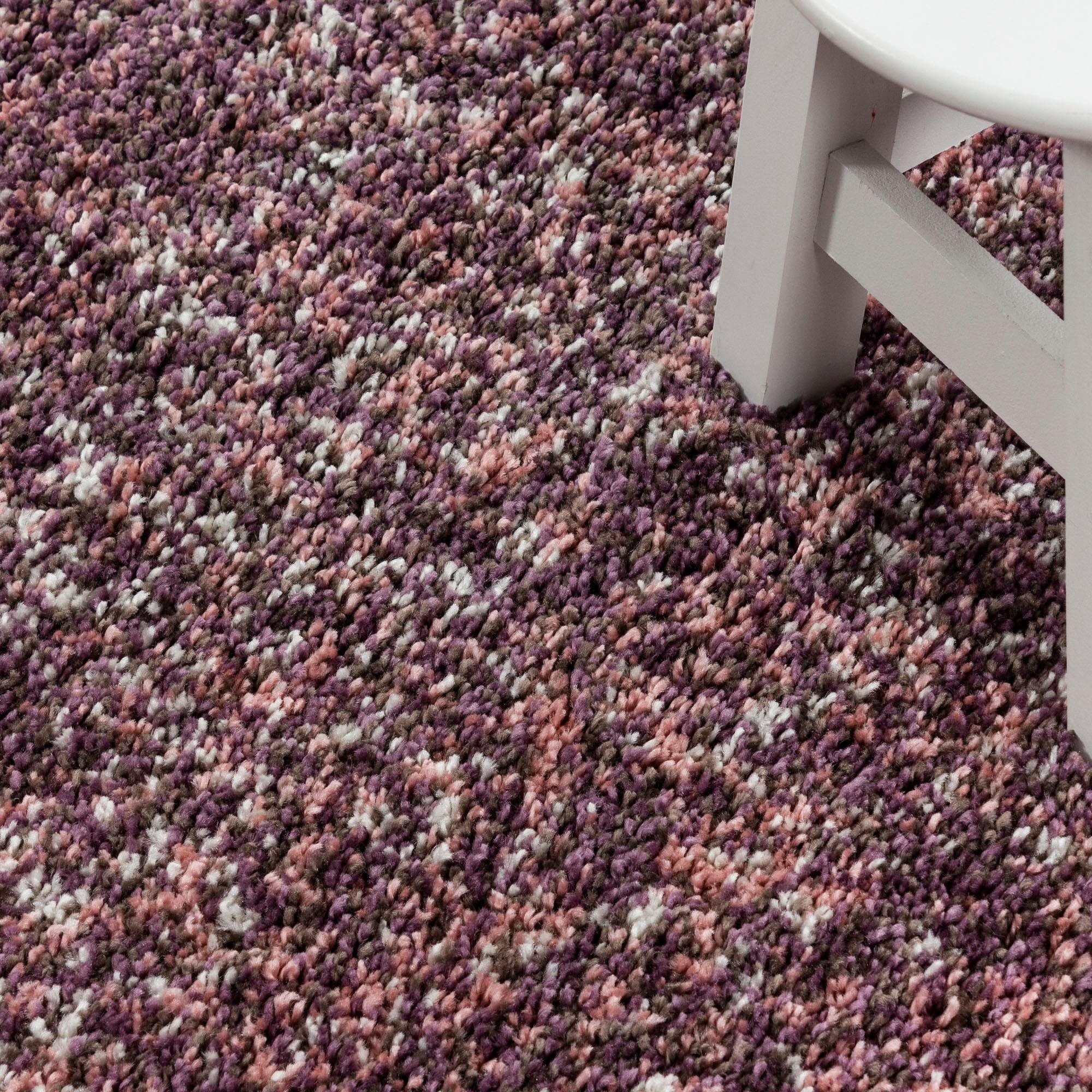 Ayyildiz Teppiche Hochflor-Teppich »Enjoy Shaggy«, rechteckig, 50 mm Höhe, auch als Läufer, Shaggy, Langflor, meliert, Wohnzimmer