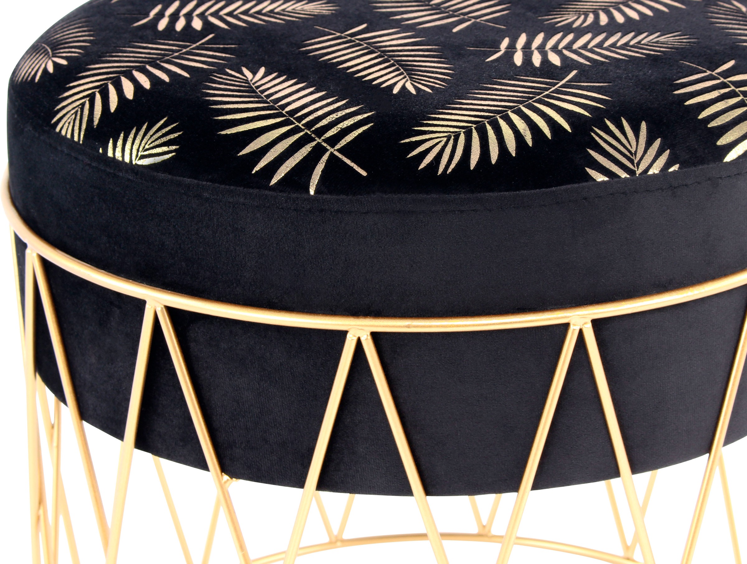 Kayoom Sitzhocker »Hocker Cleopatra 225, samtweich, dekorativ, orientalisches Design«, (1 St.), samtweich, dekorativ, orientalisches Design