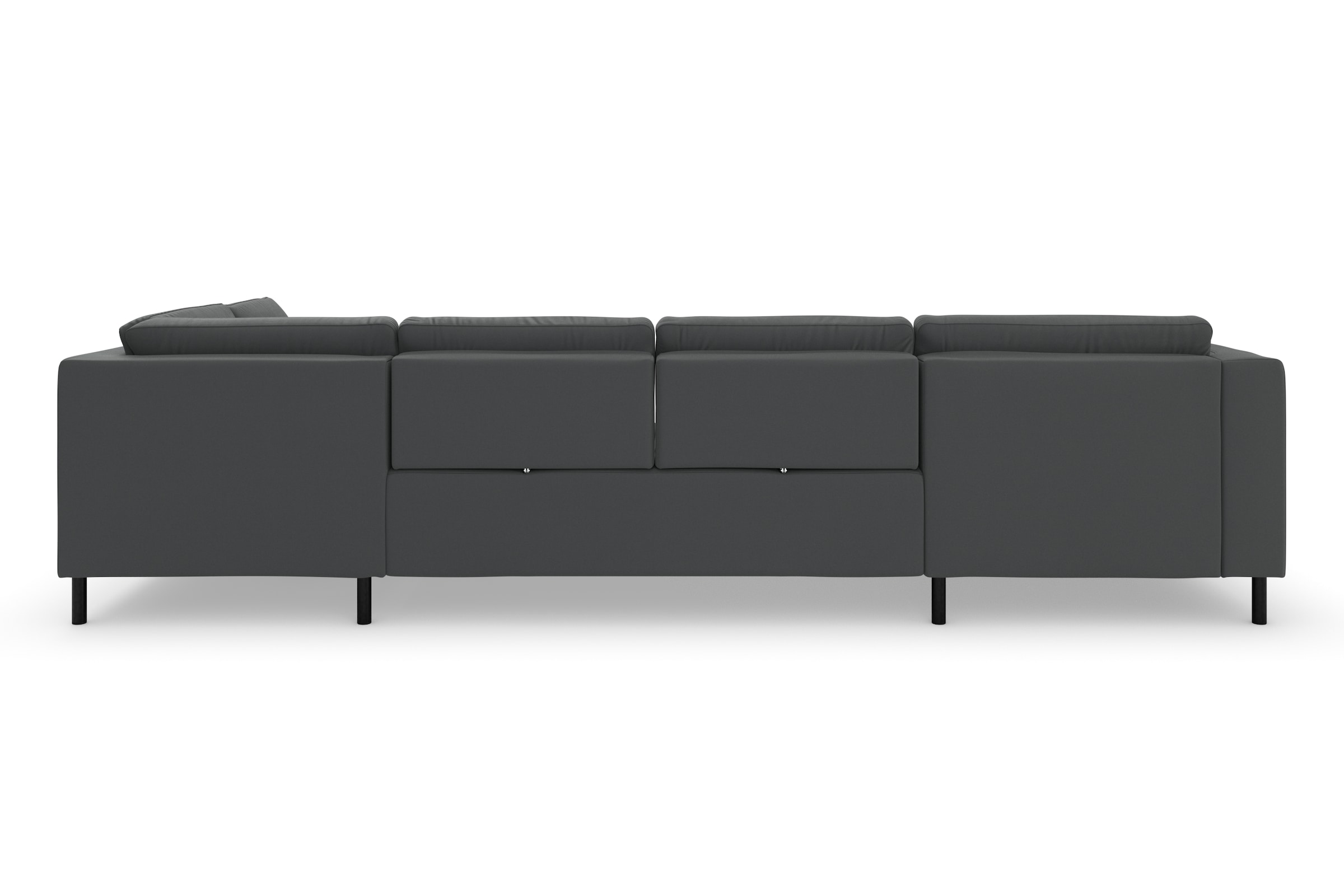 sit&more Wohnlandschaft »Olsen U-Form«, inklusive Sitztiefenverstellung, wahlweise mit Bettfunktion, 15cm hoch