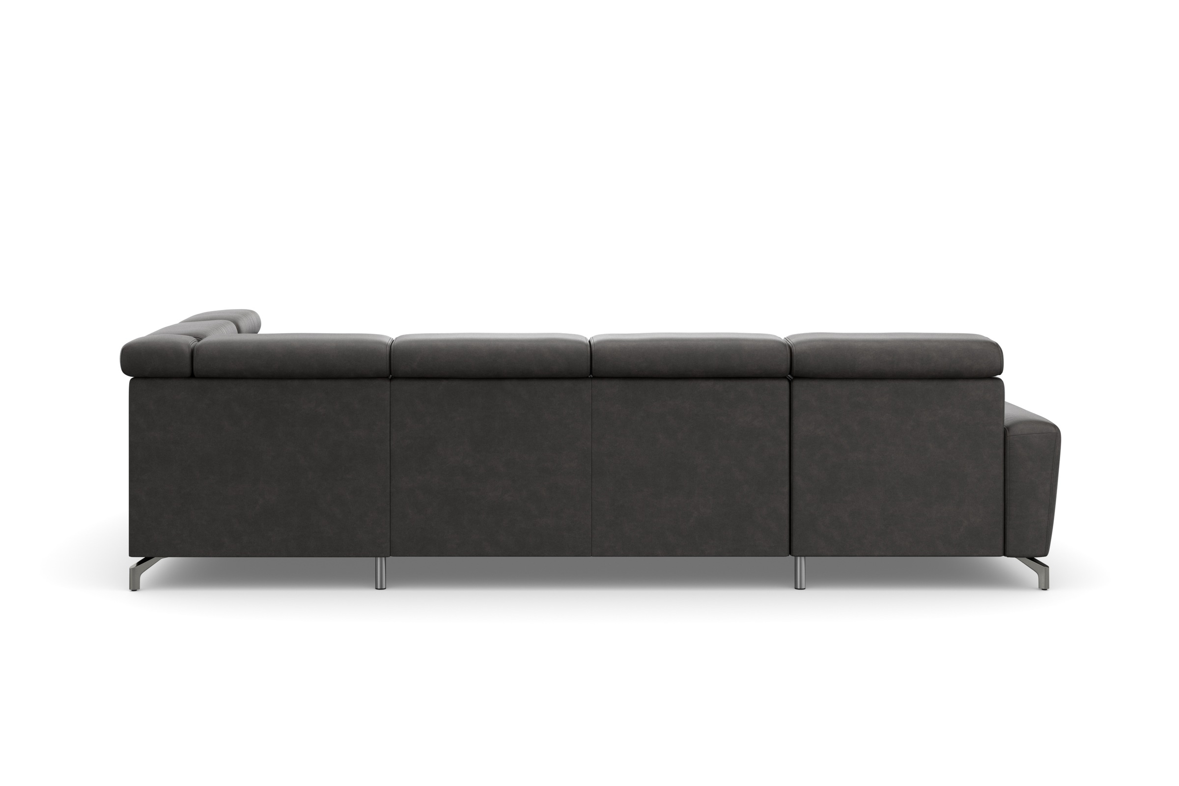 sit&more Wohnlandschaft »Scarlett U-Form«, inklusive Kopfteilverstellung, wahlweise mit Bettfunktion, Bettkasten