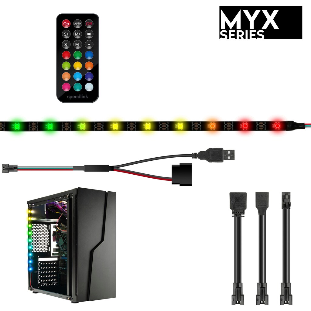 Speedlink LED Stripe »MYX LED PC Kit«